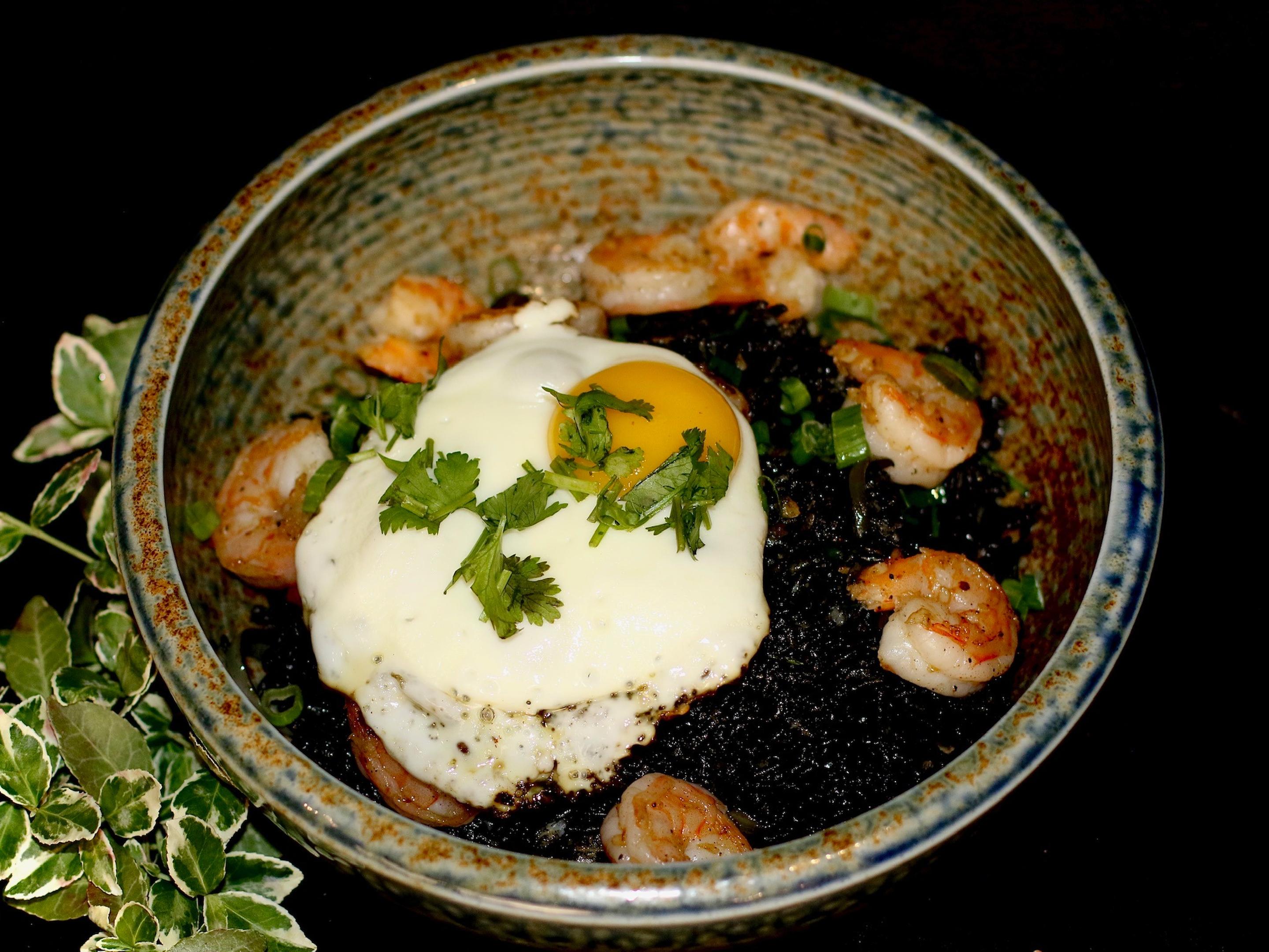 Squid Ink Fried Rice