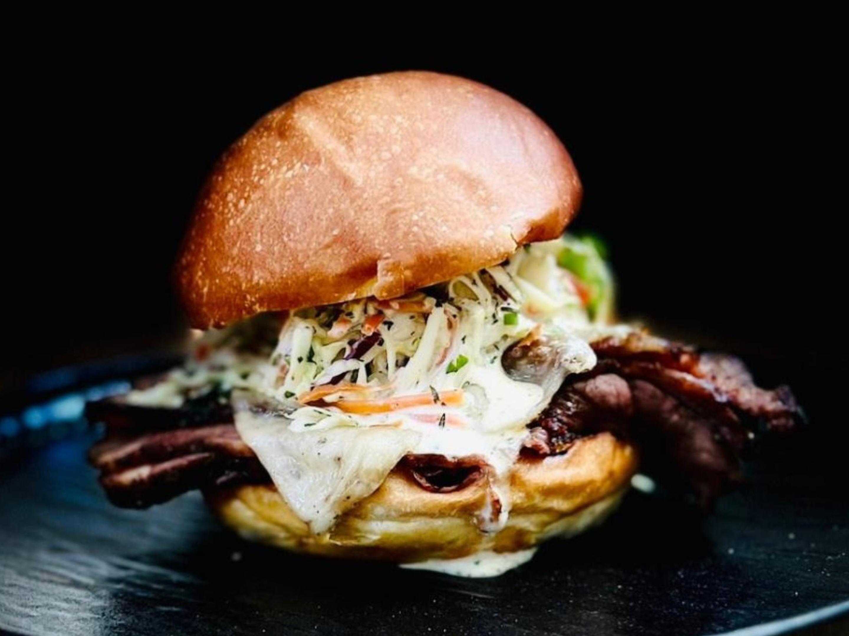 Smoked Tri Tip Sandwich