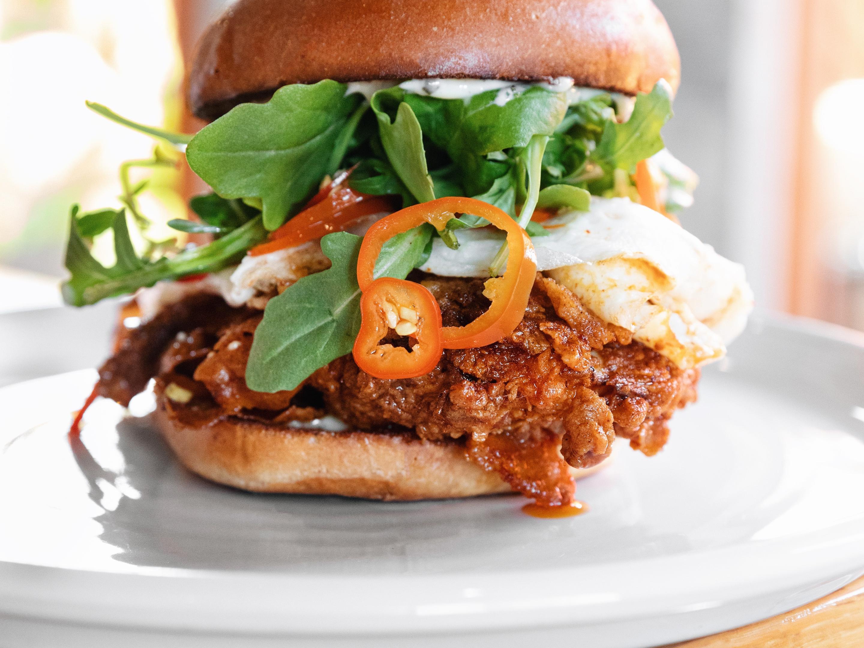 Crispy Mary's Chicken Brunch Sandwich