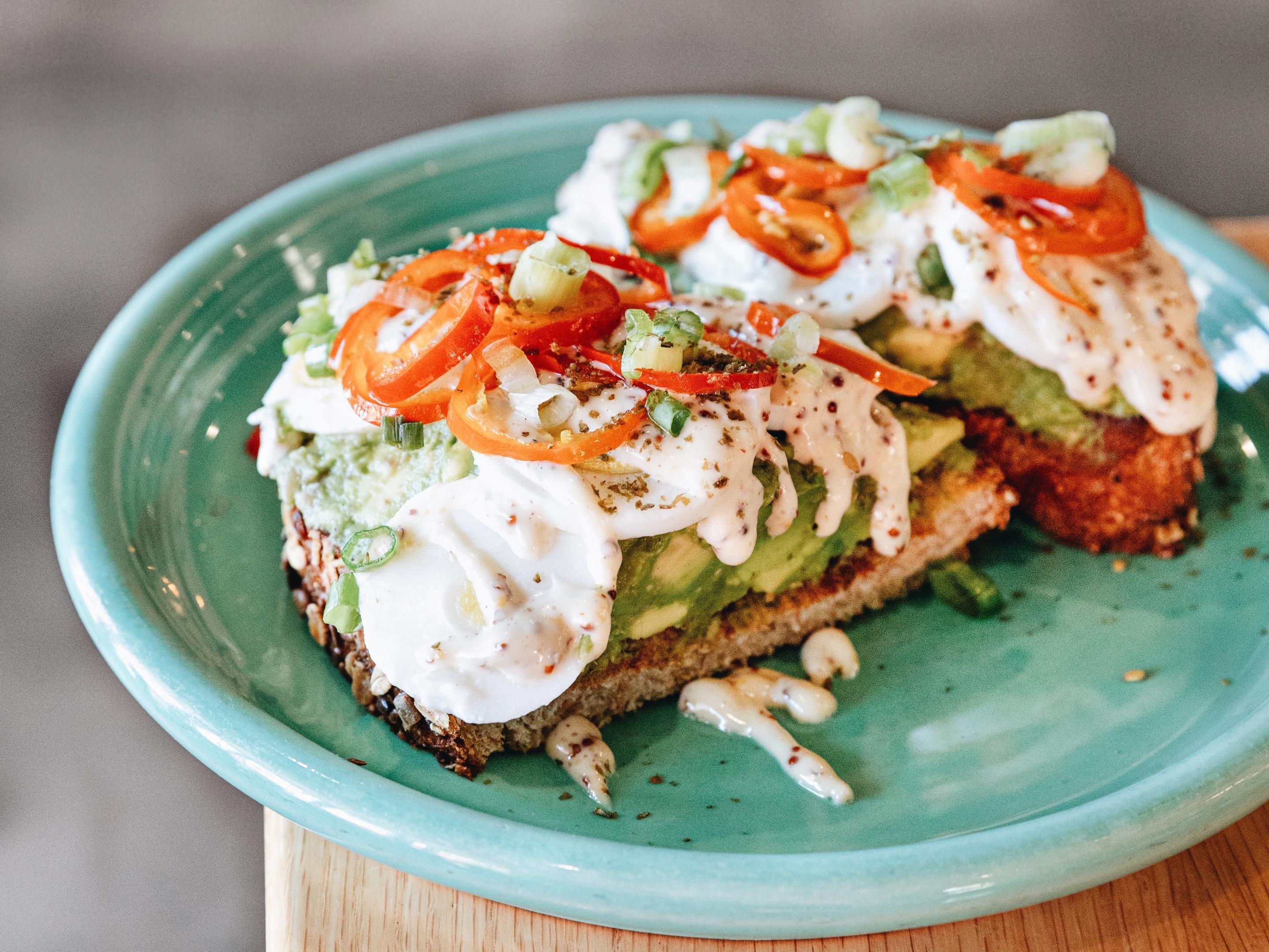 “Egg Salad” Avocado Toast