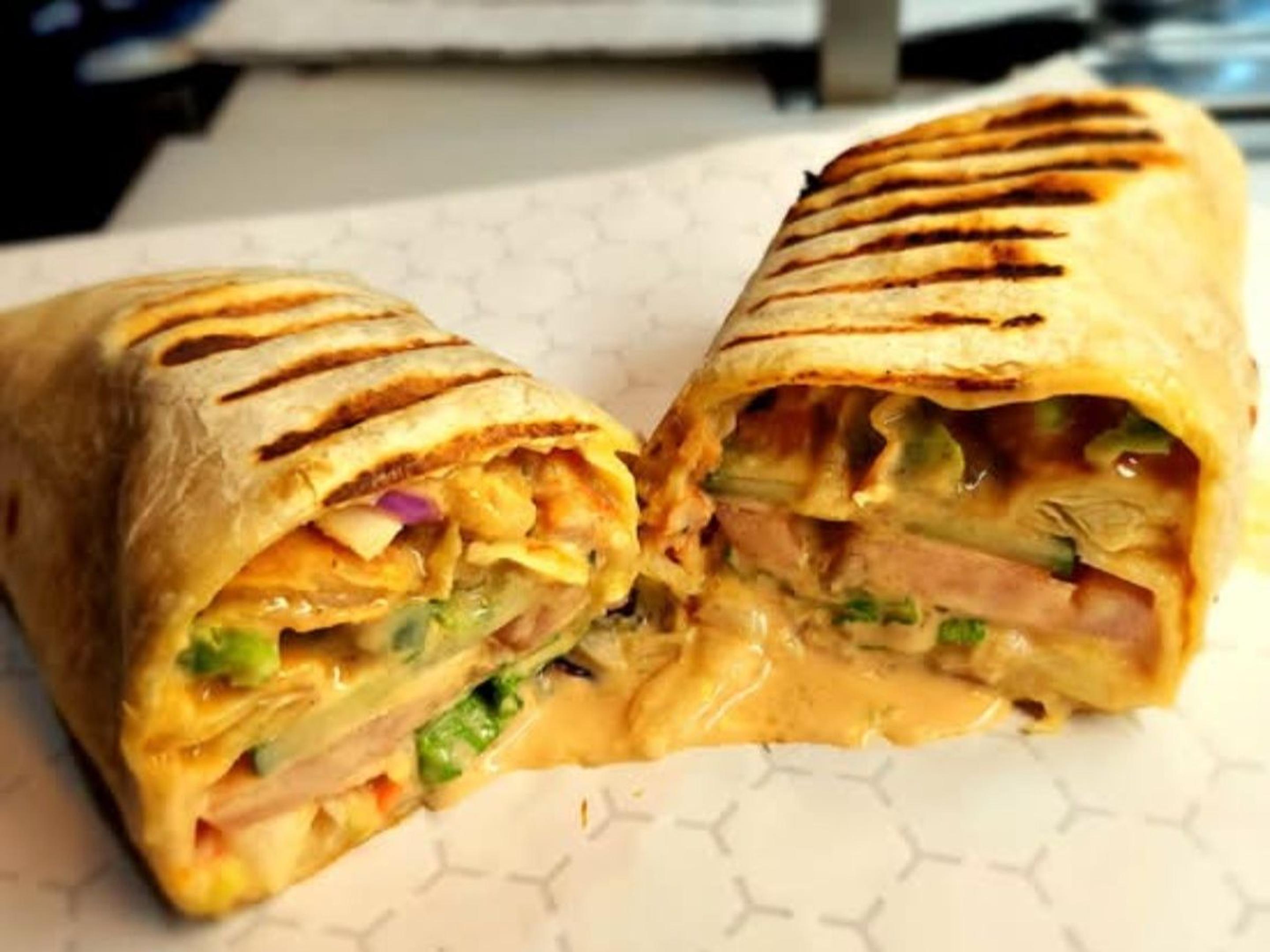 Chicken Suya Wrap