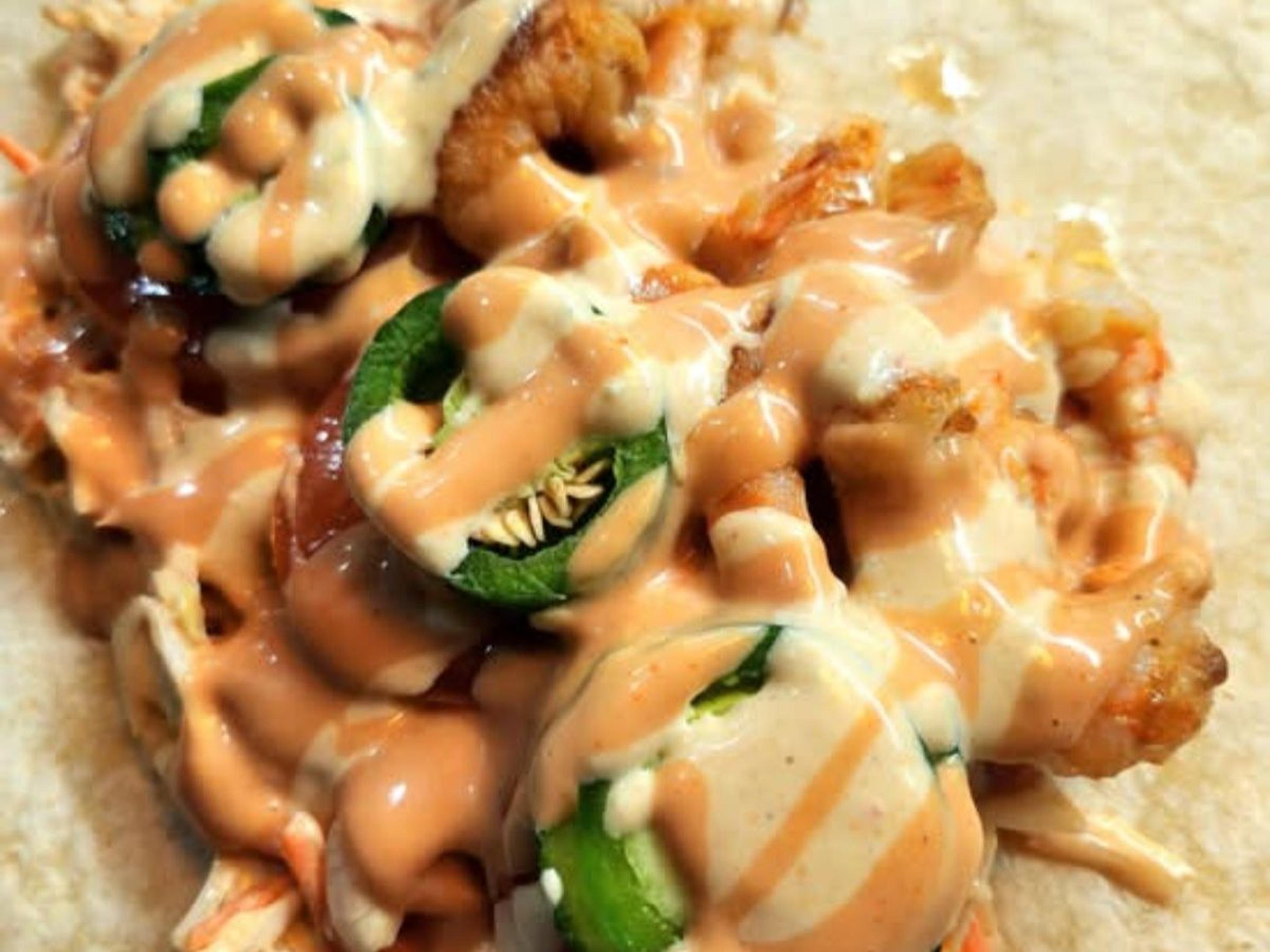 Shrimp Suya Wrap