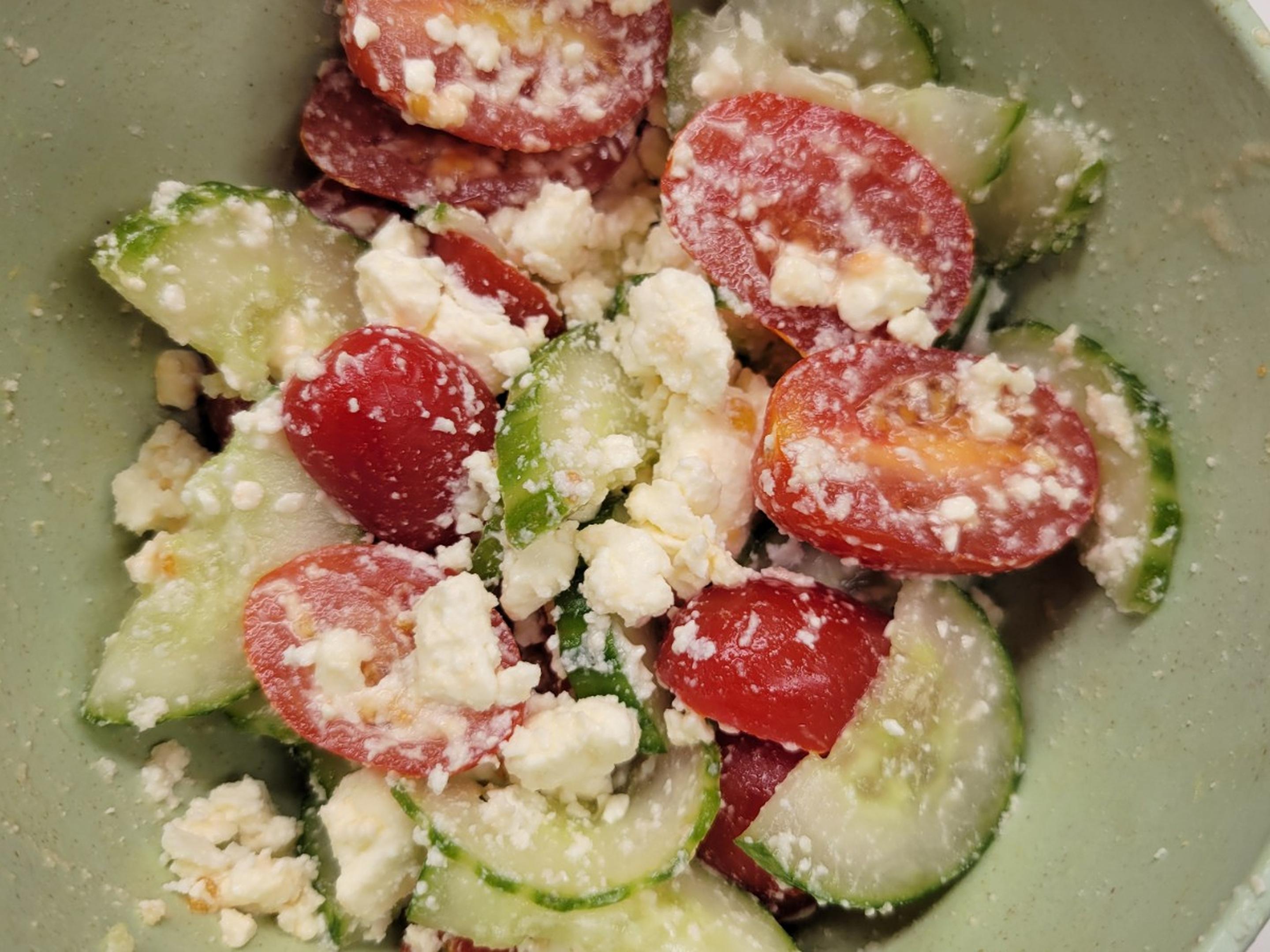 Tomato Cucumber Feta