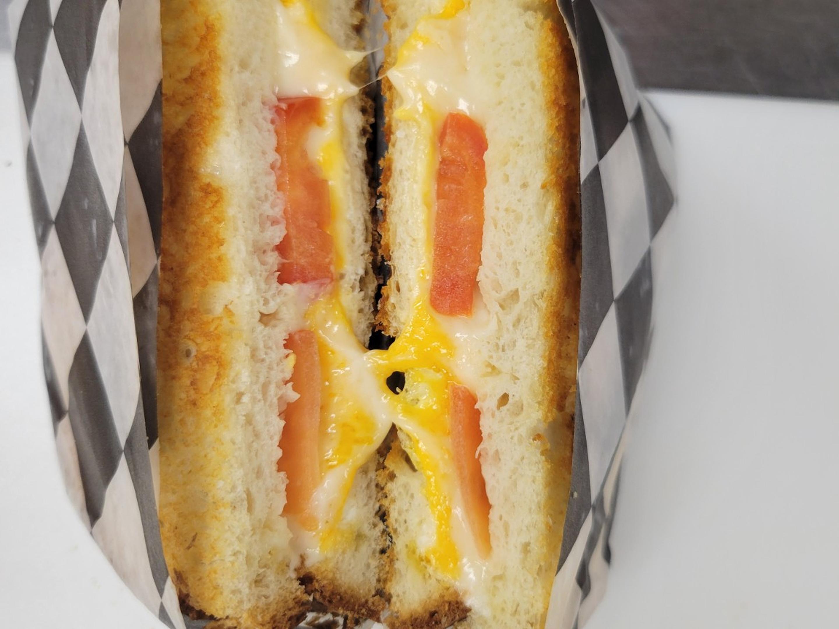 Triple Grilled Cheese Sandwich