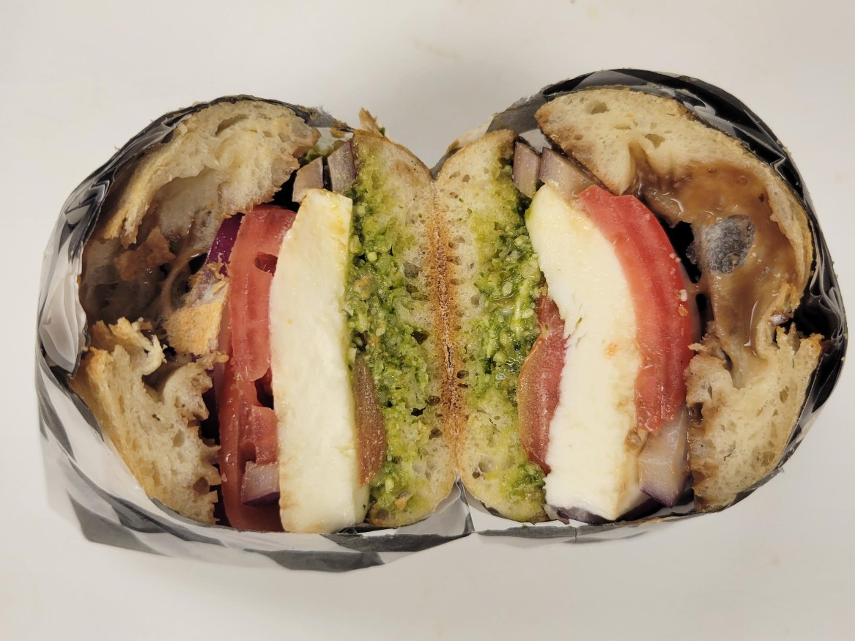 Caprese Baguette Sandwich