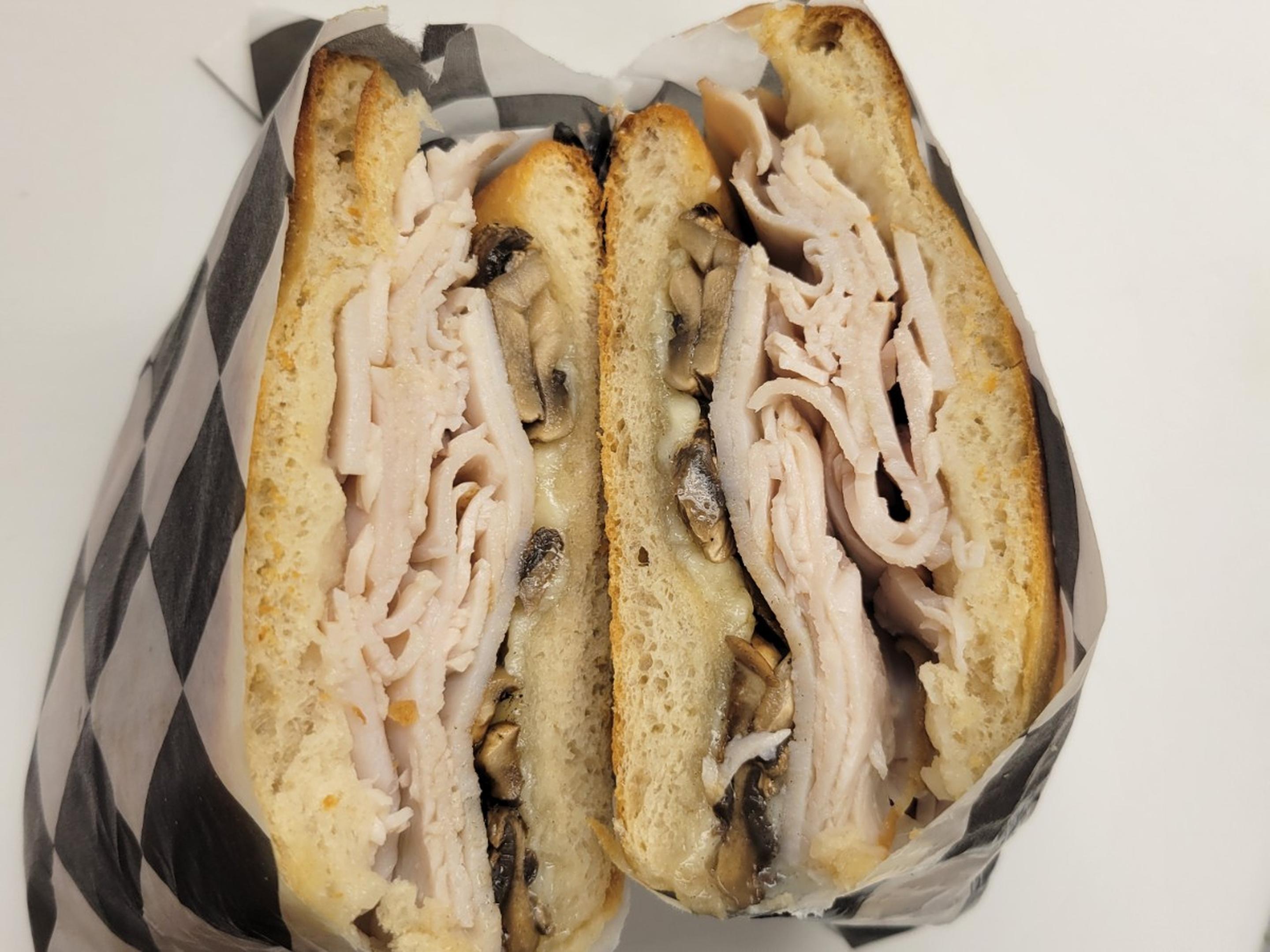 Turkey Mushroom Swiss