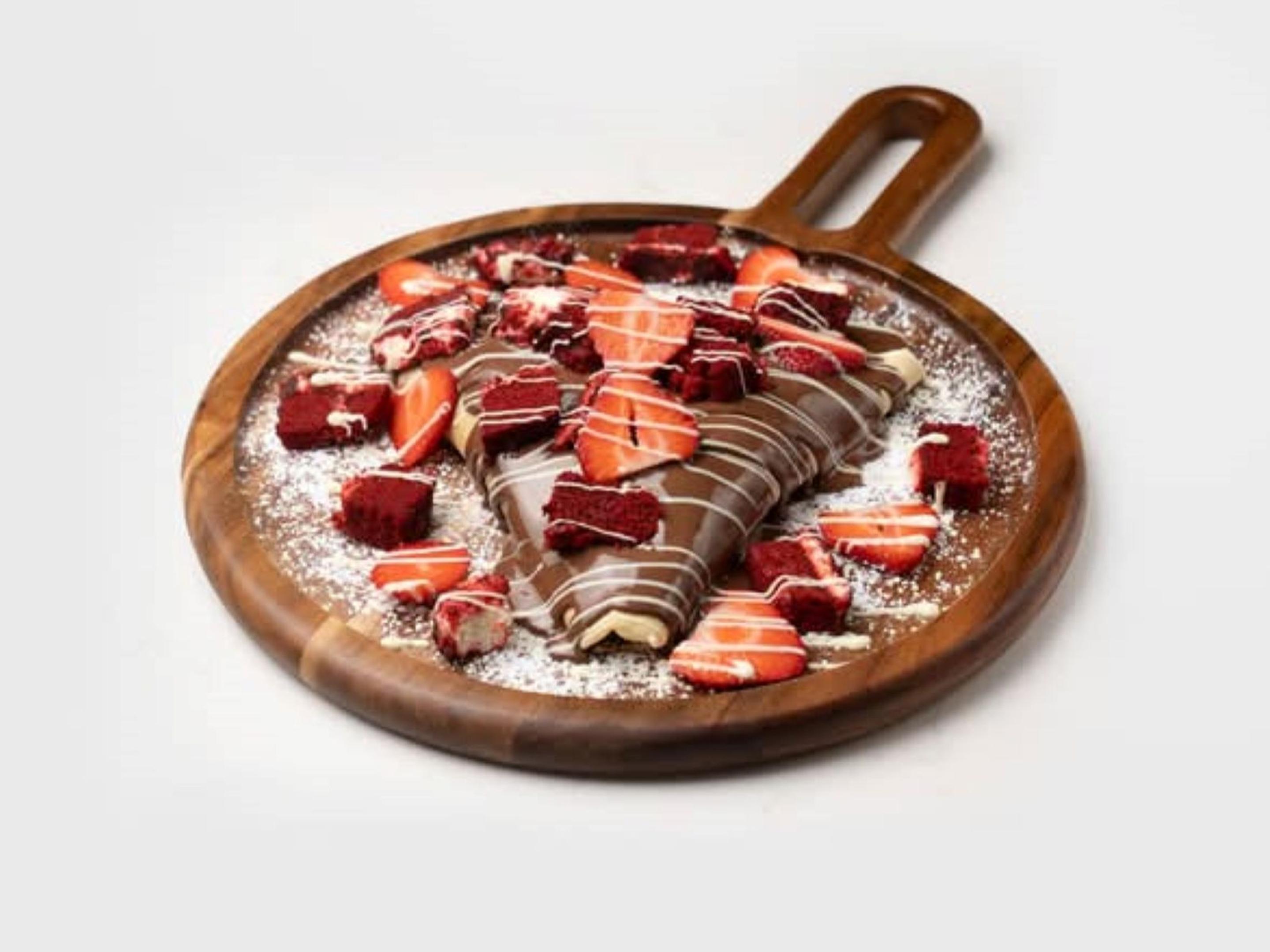 Red Velvet Cake Crepe