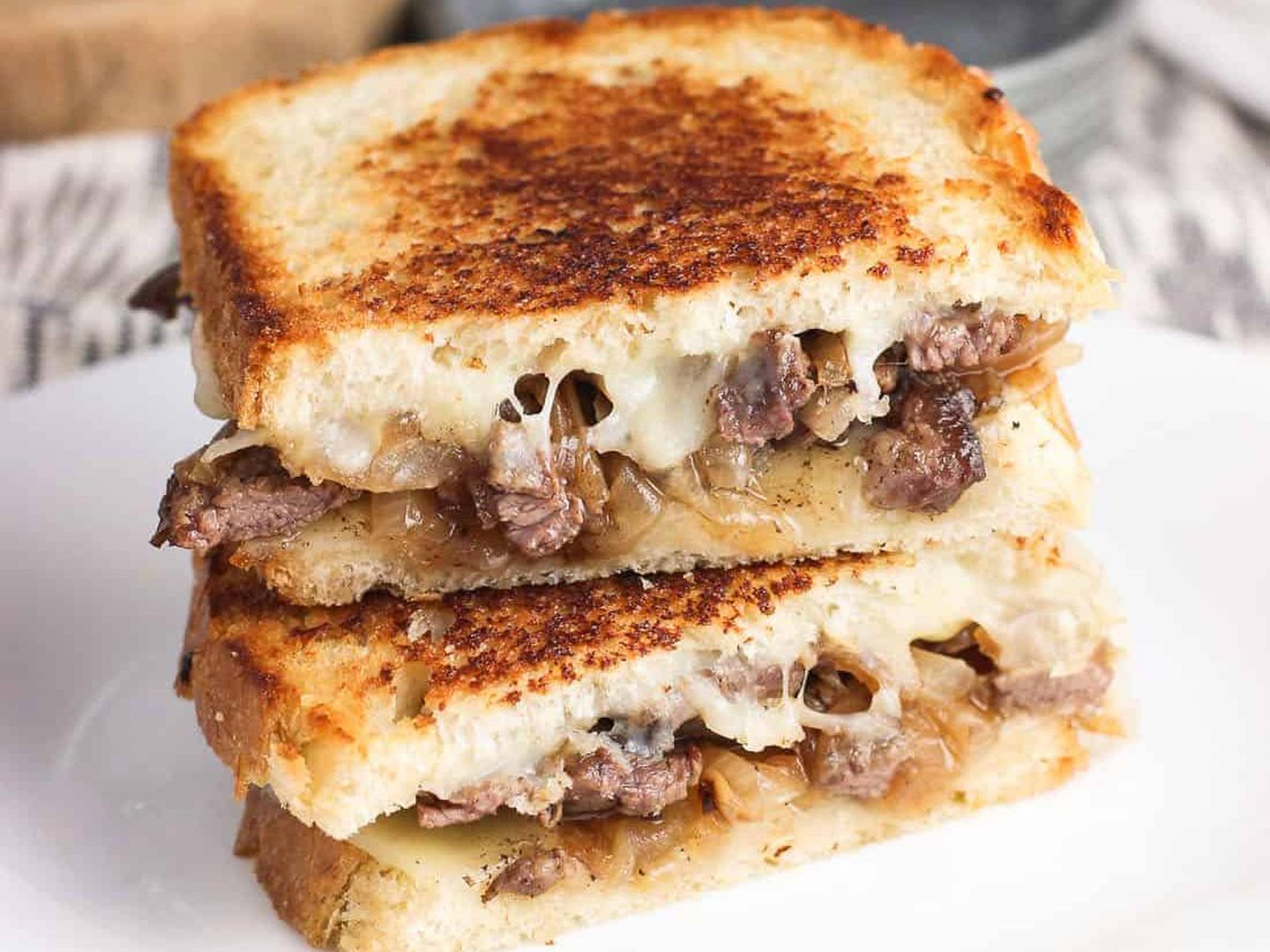 Philly Cheese Steak Panini