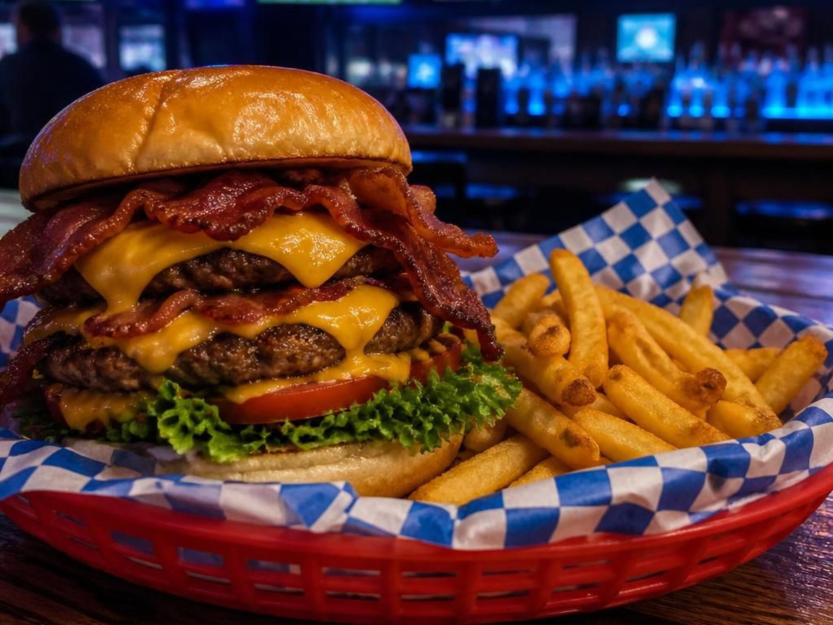 Double Down Burger