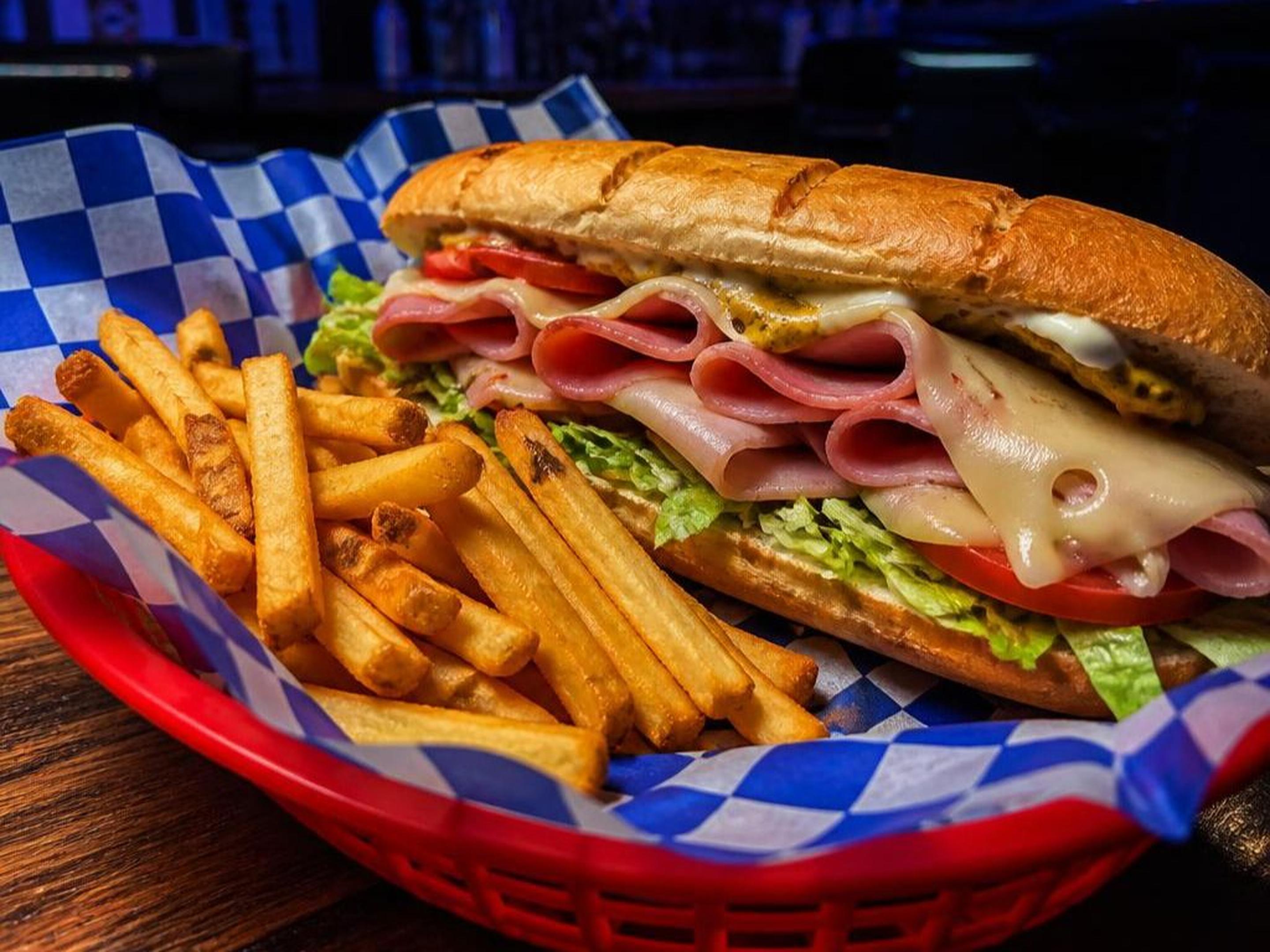 The High Rocks Hot Ham and Swiss Melt