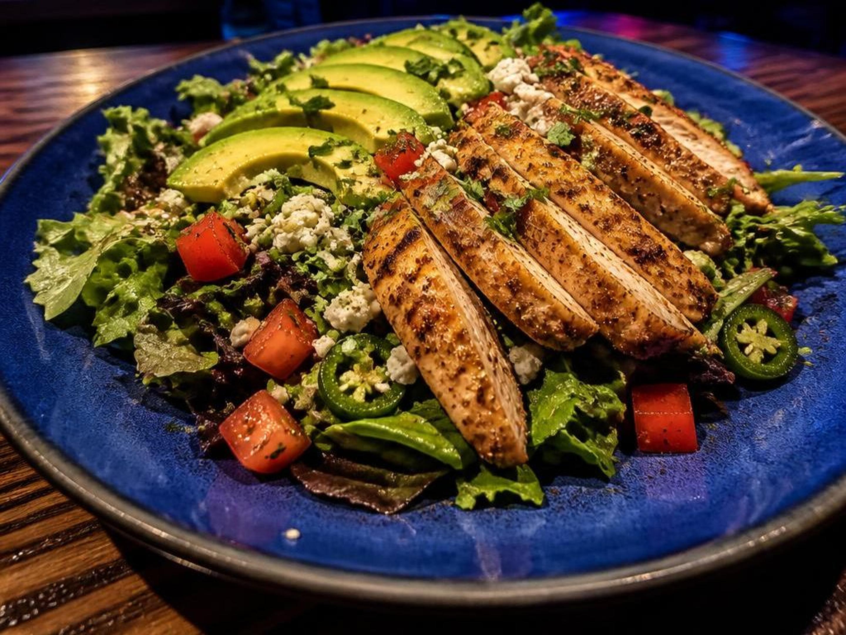 Cajun Chicken Avocado Salad