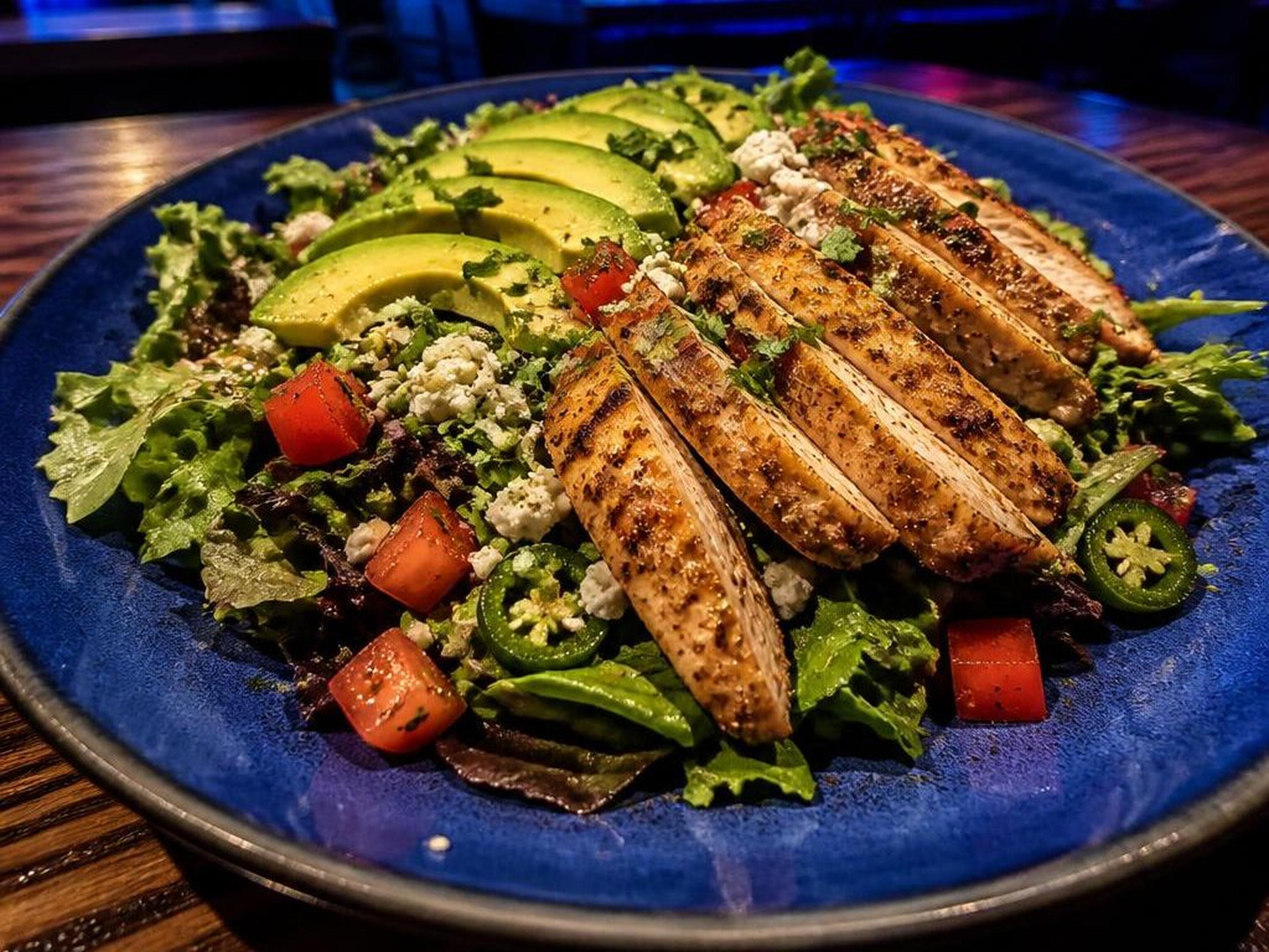 Cajun Chicken Avocado Salad