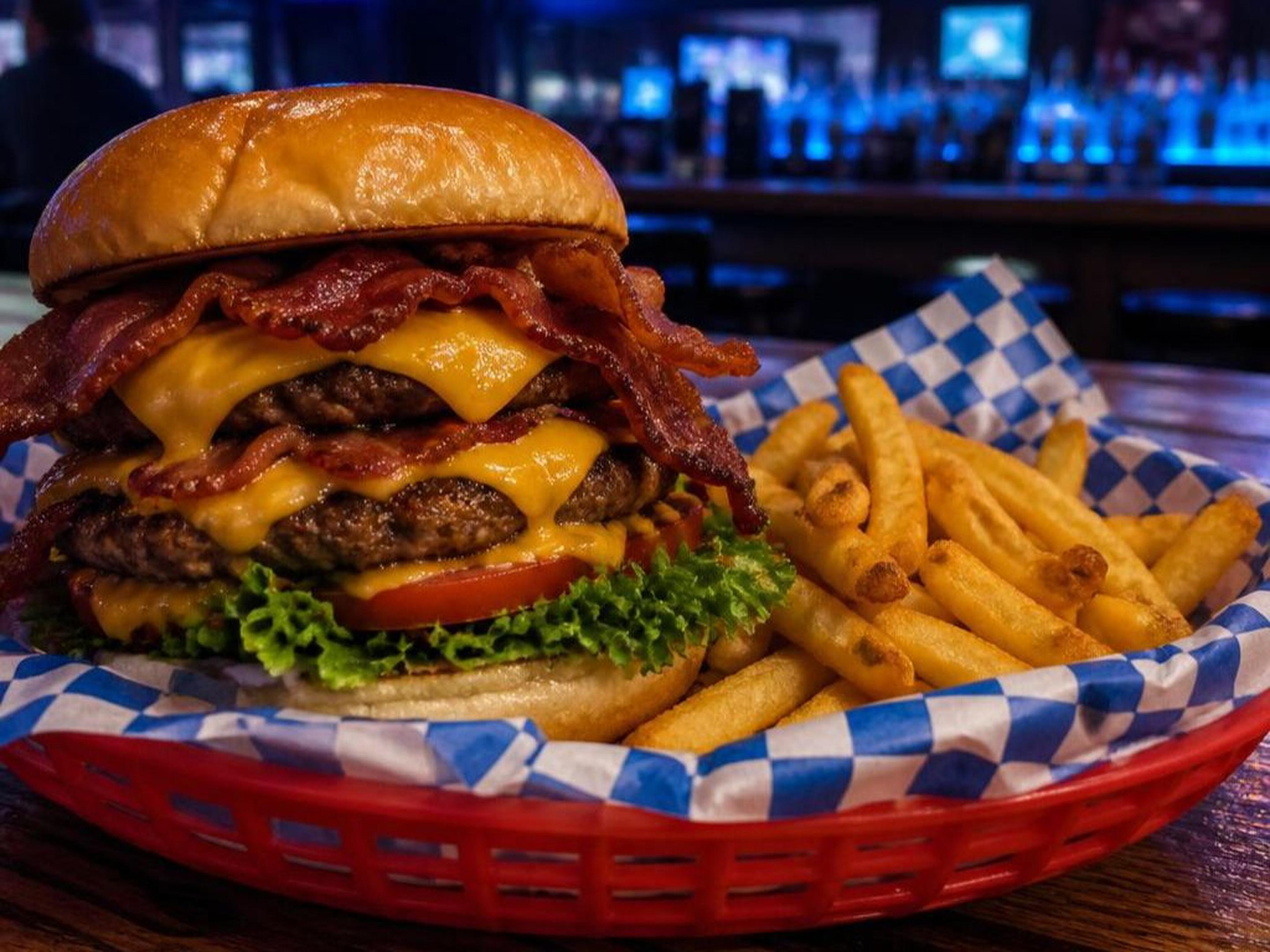 Double Down Burger