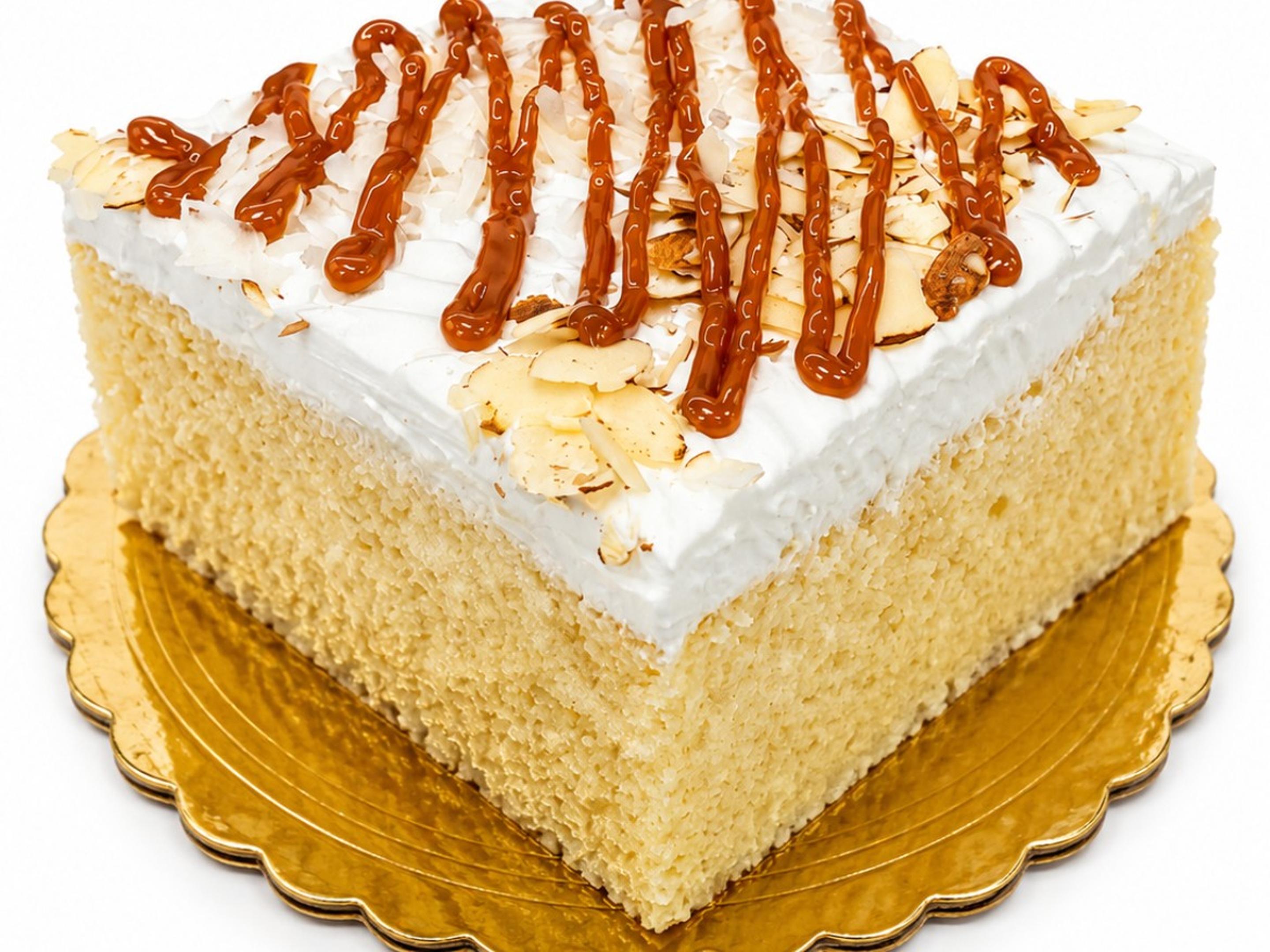 White Cake Slice