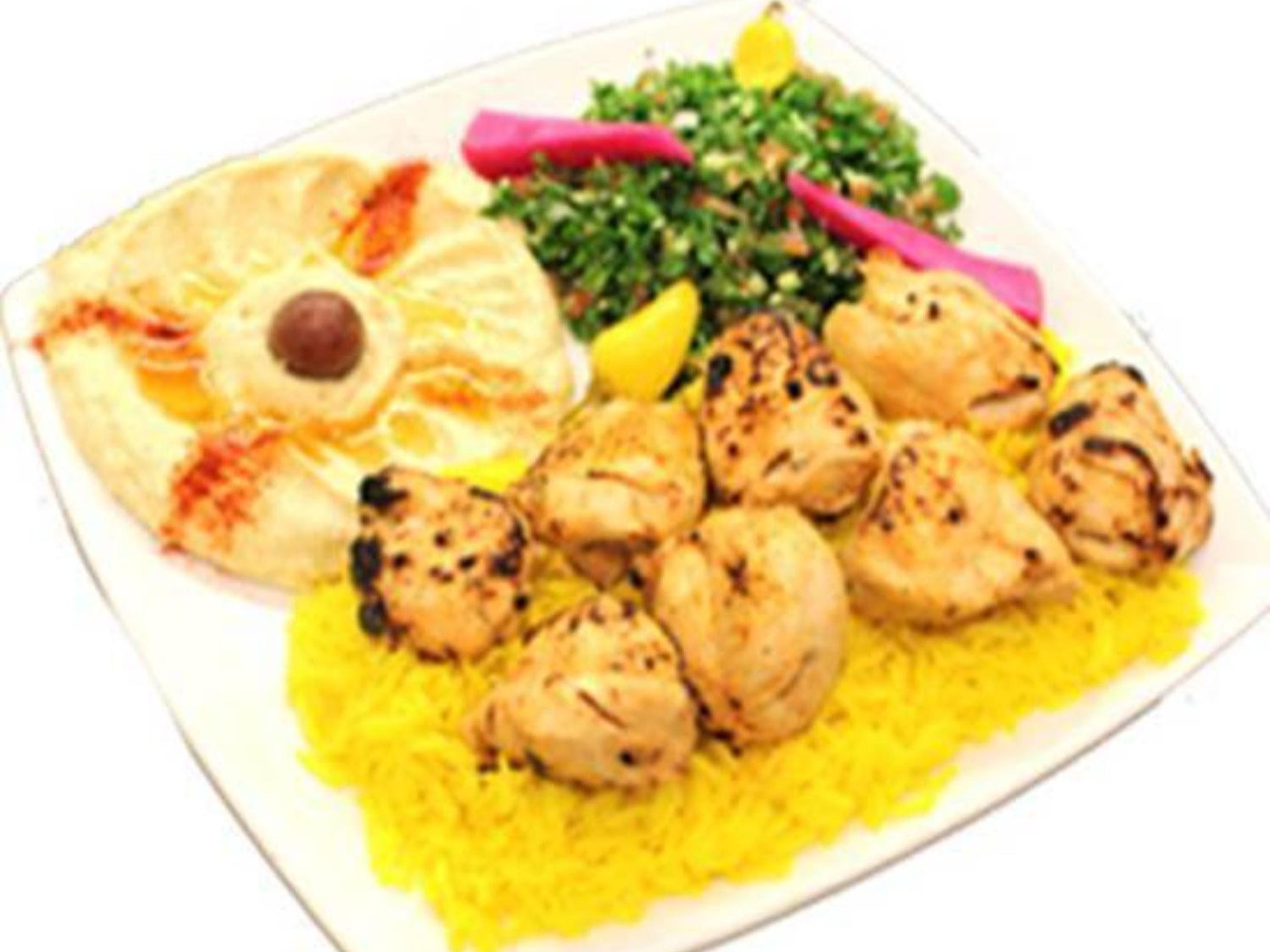 Chicken Kabob Plate