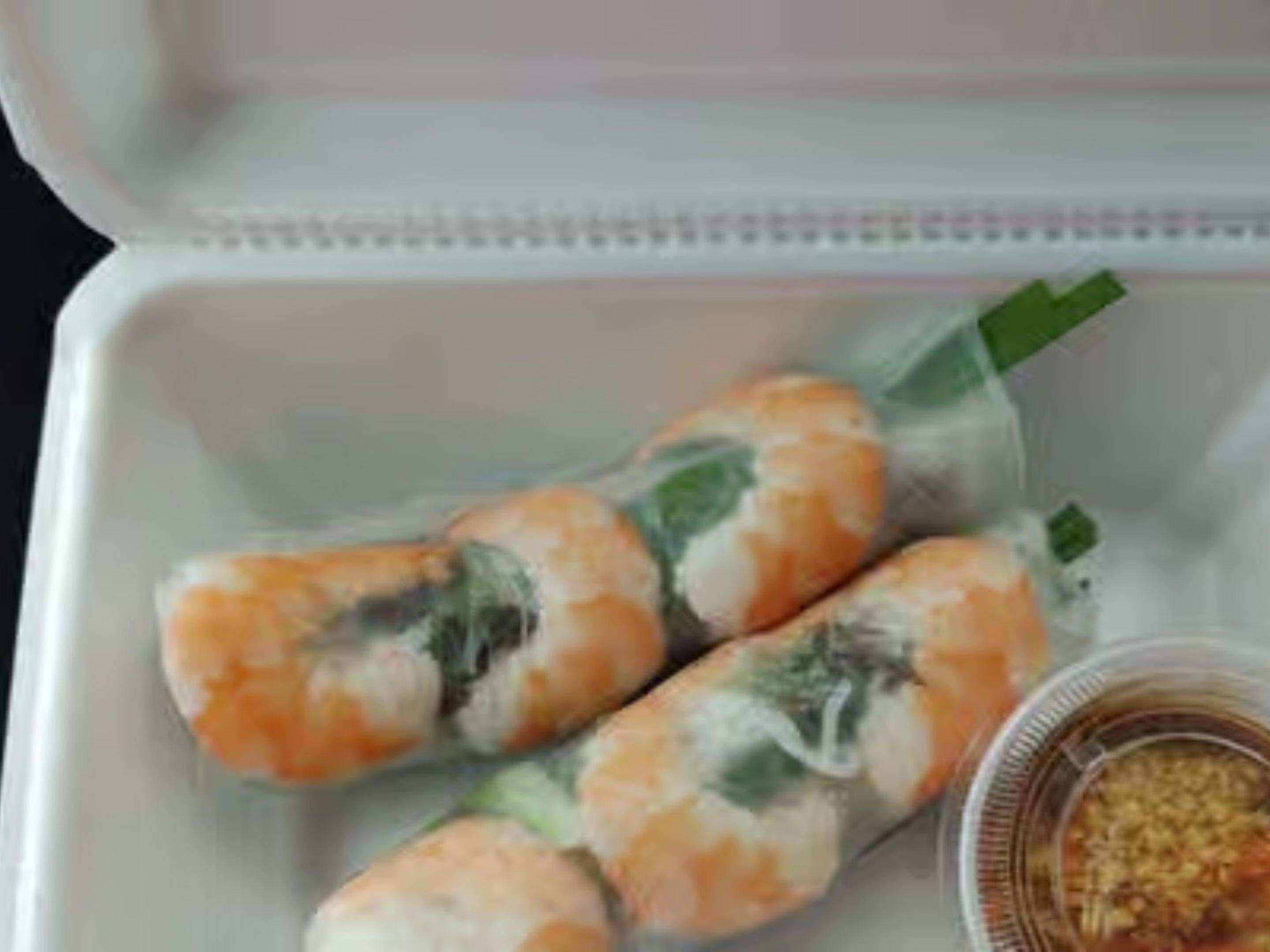 Eggrolls & Grilled Shrimp Vermicelli