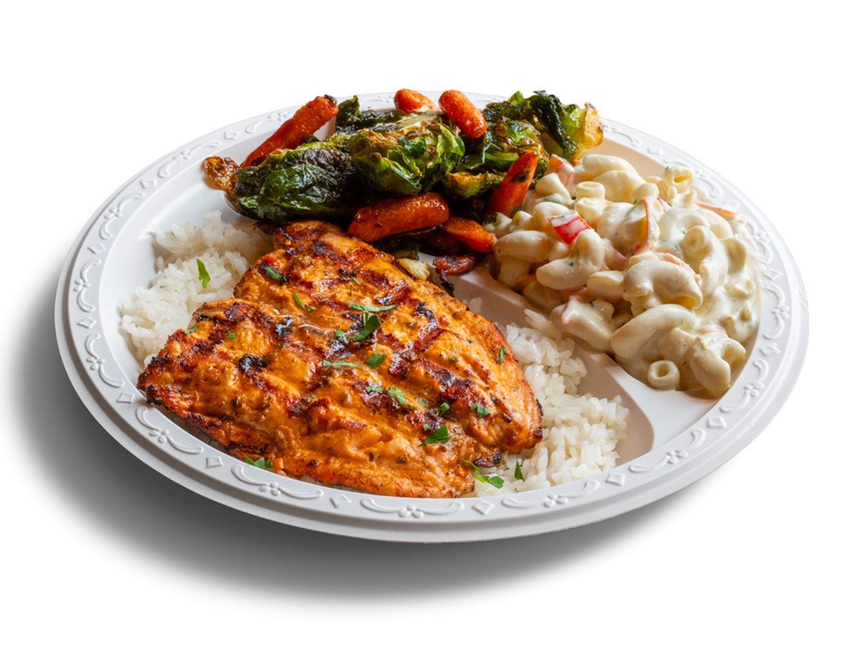 Grilled Salmon Meal