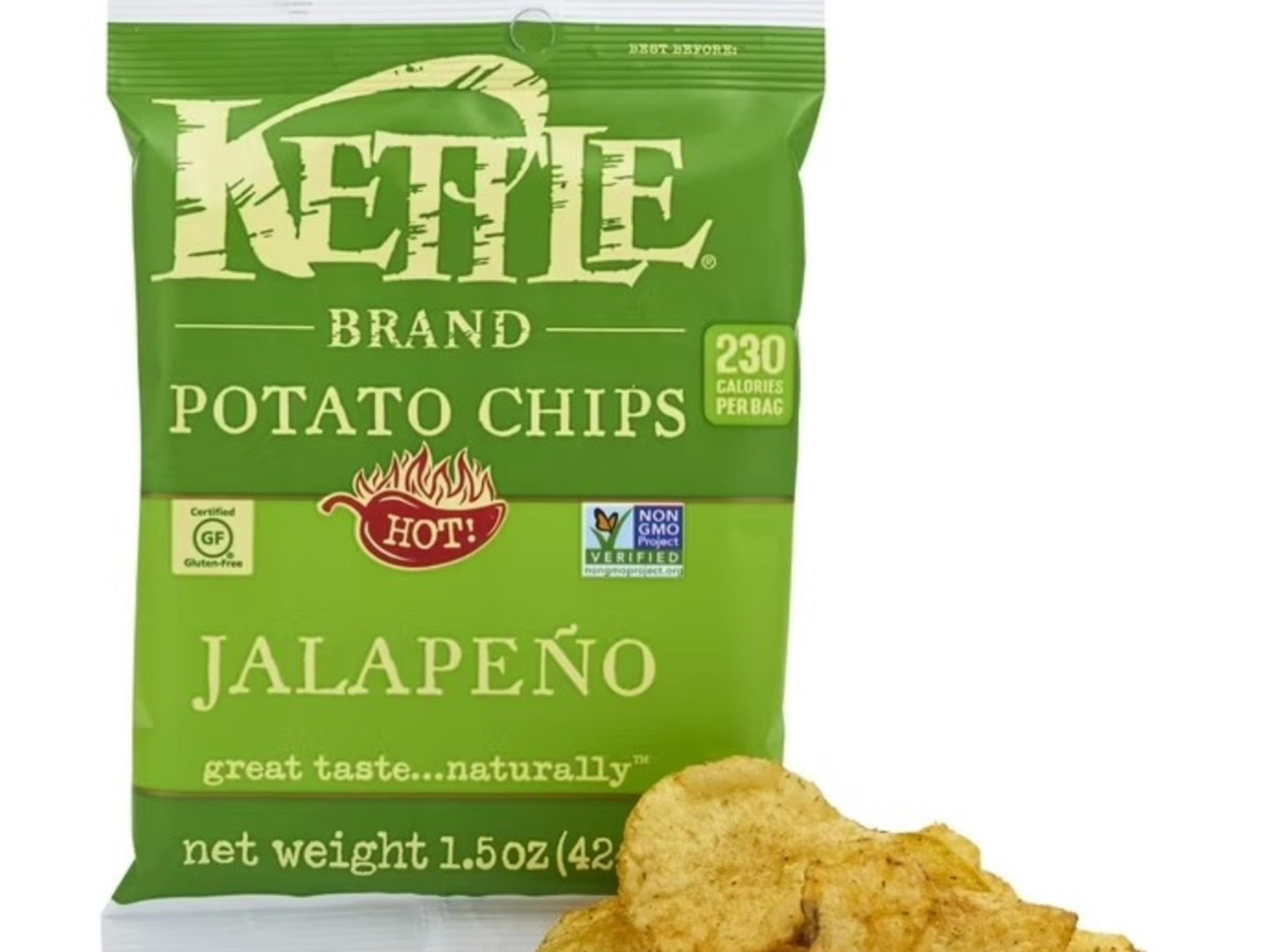 Kettle Brand Jalapeno Potato Chips Mini 1.5 oz