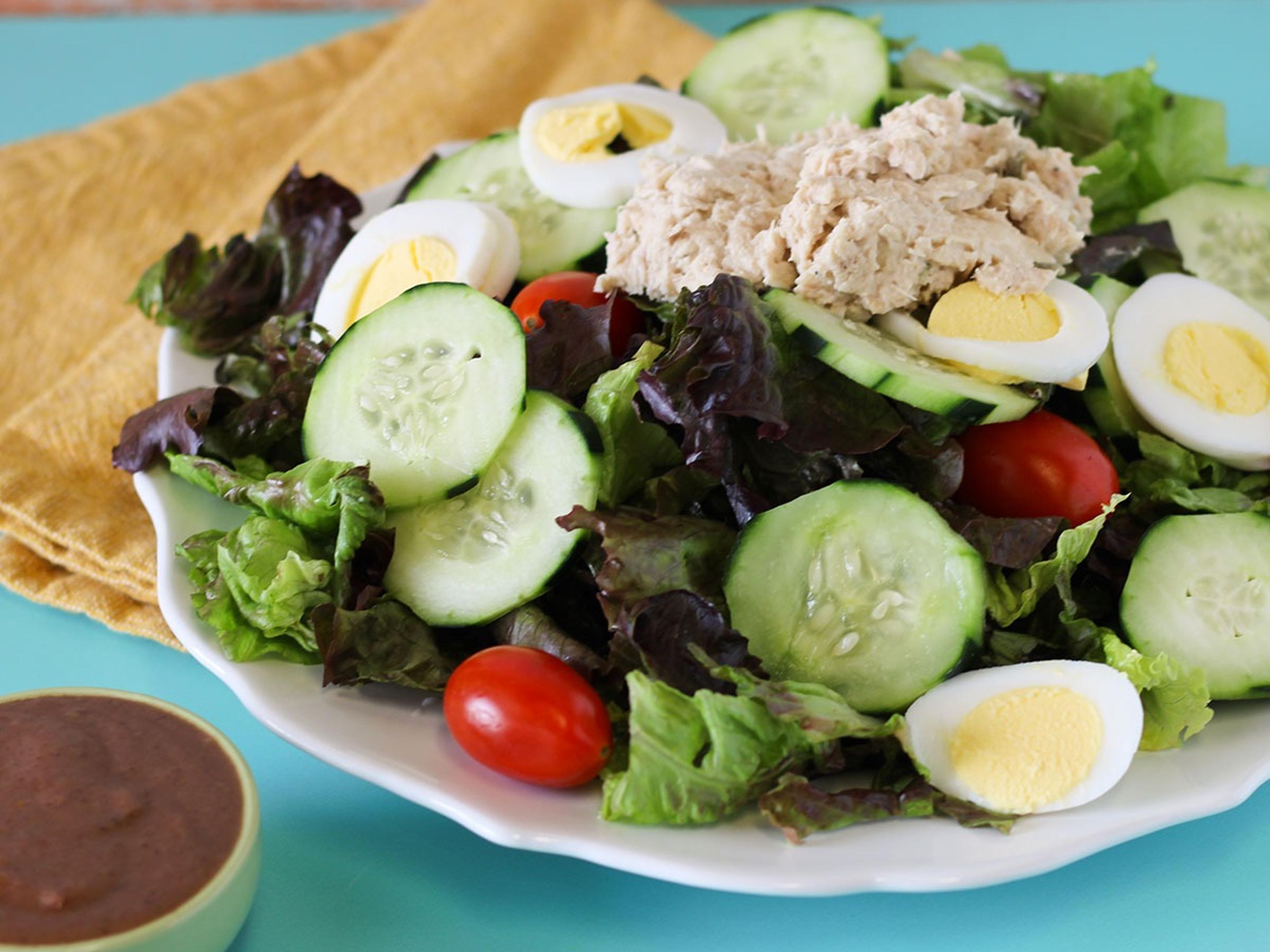 Tuna Salad on Spring Lettuce