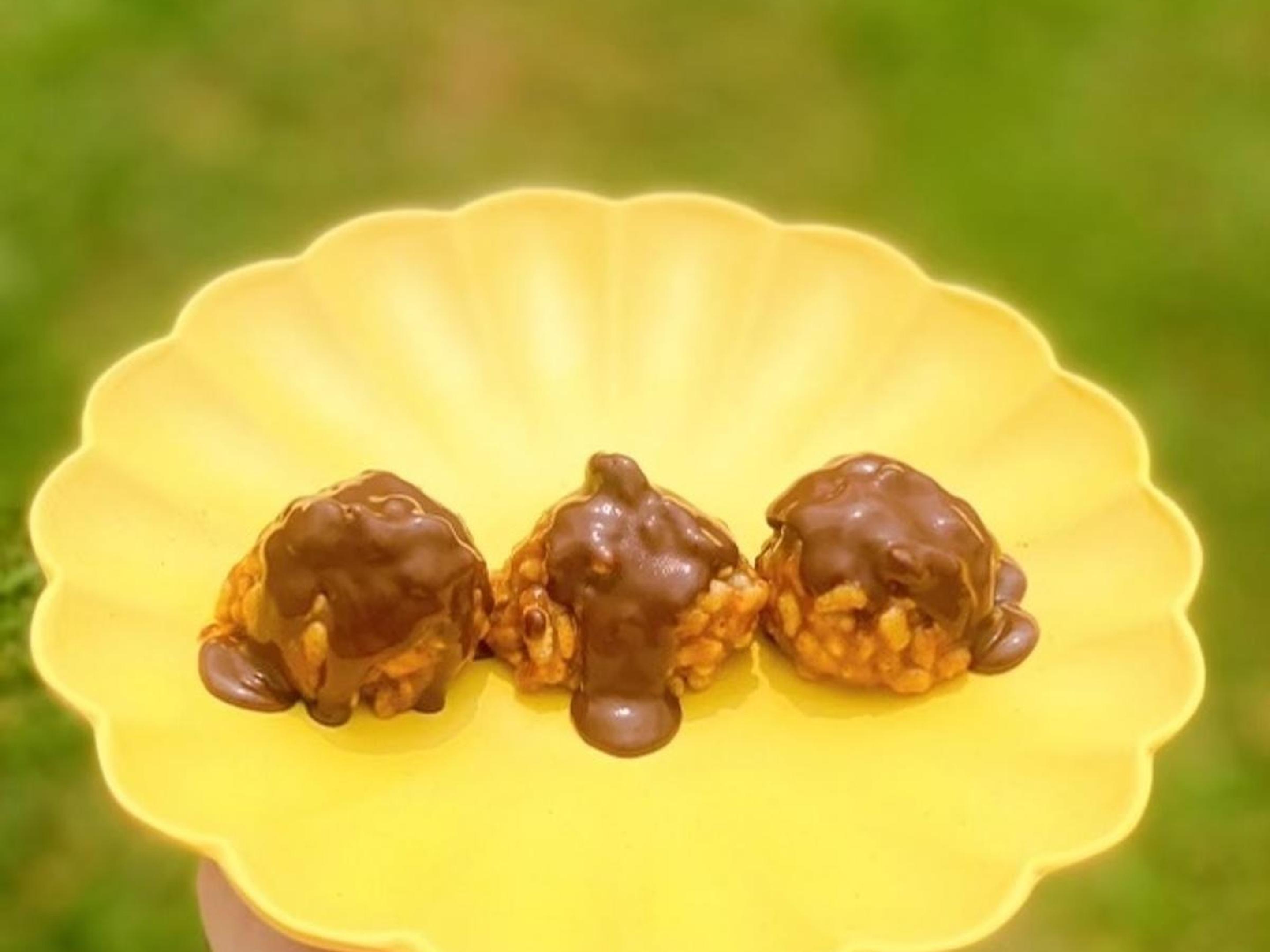 Chocolate Rice Crispy Bites