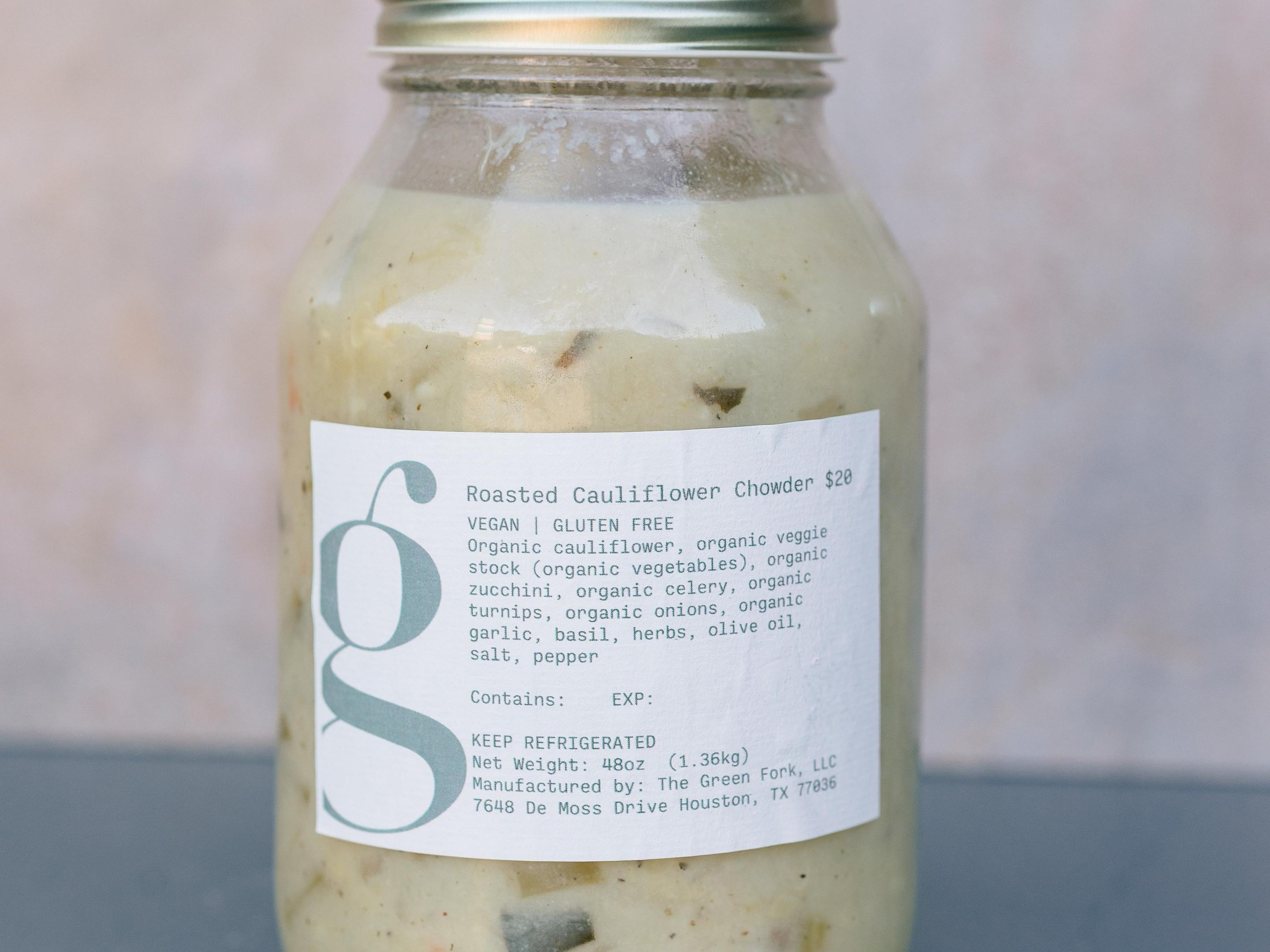 Roasted Cauliflower Chowder