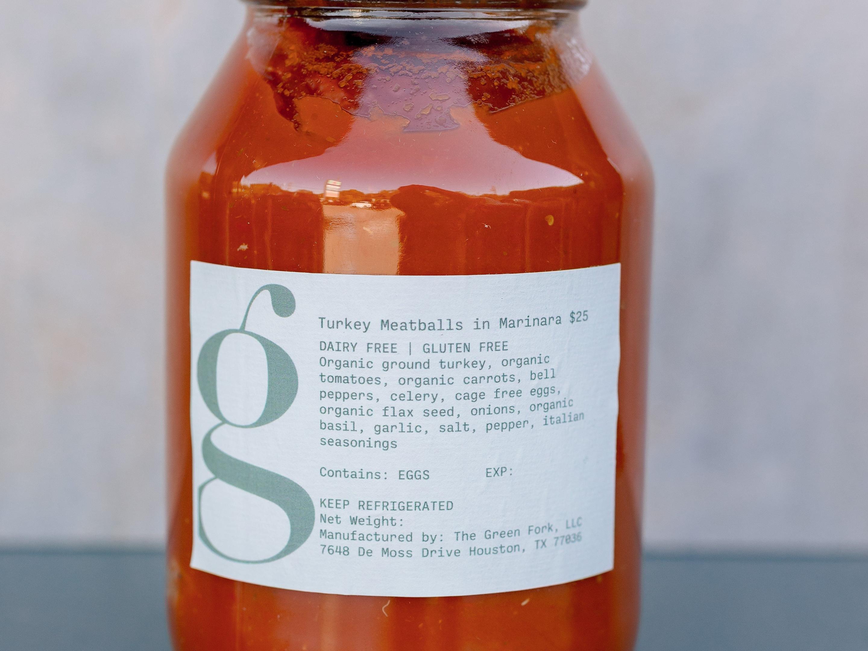 Turkey Meatballs in Marinara