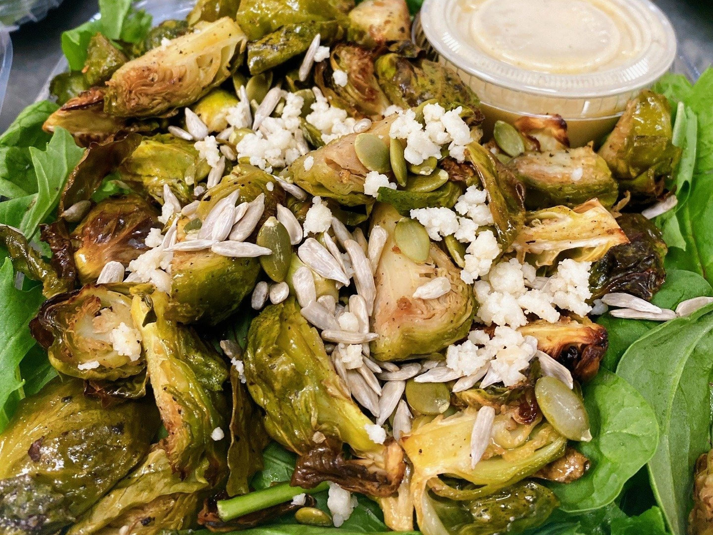 Paleo Roasted Brussels Sprout Salad