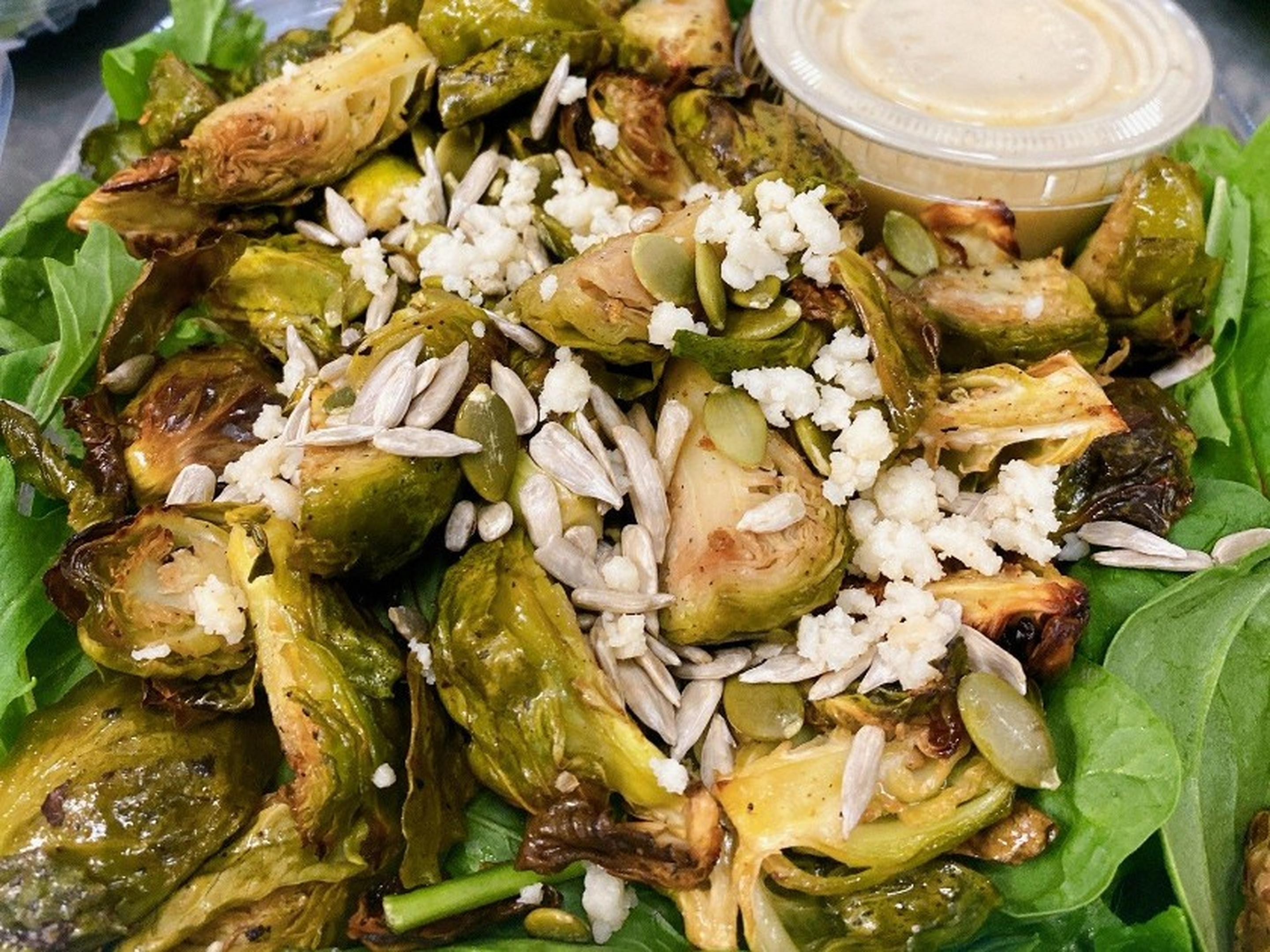 Paleo Roasted Brussels Sprout Salad