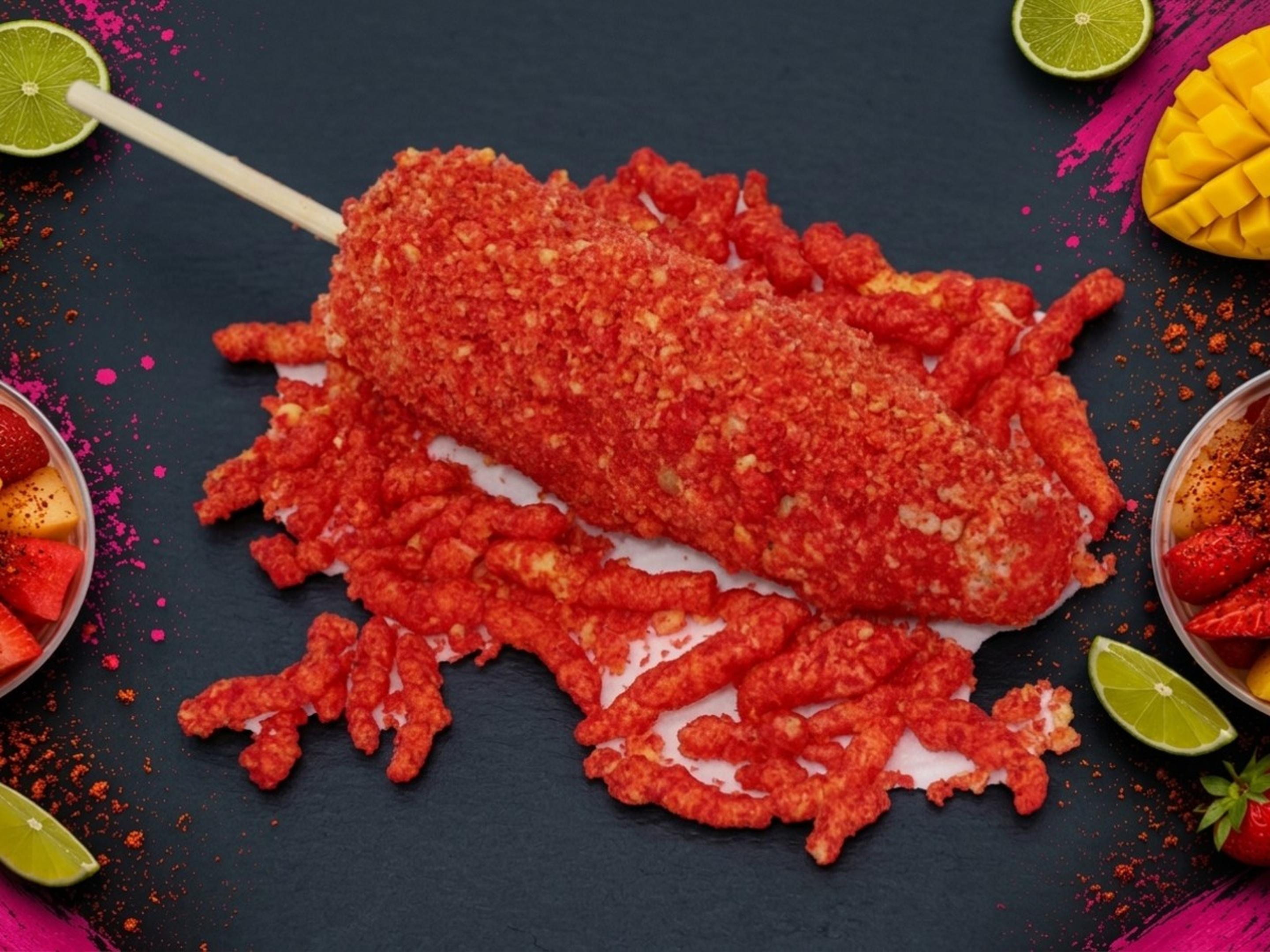 Elote On Stick Hot Cheetos