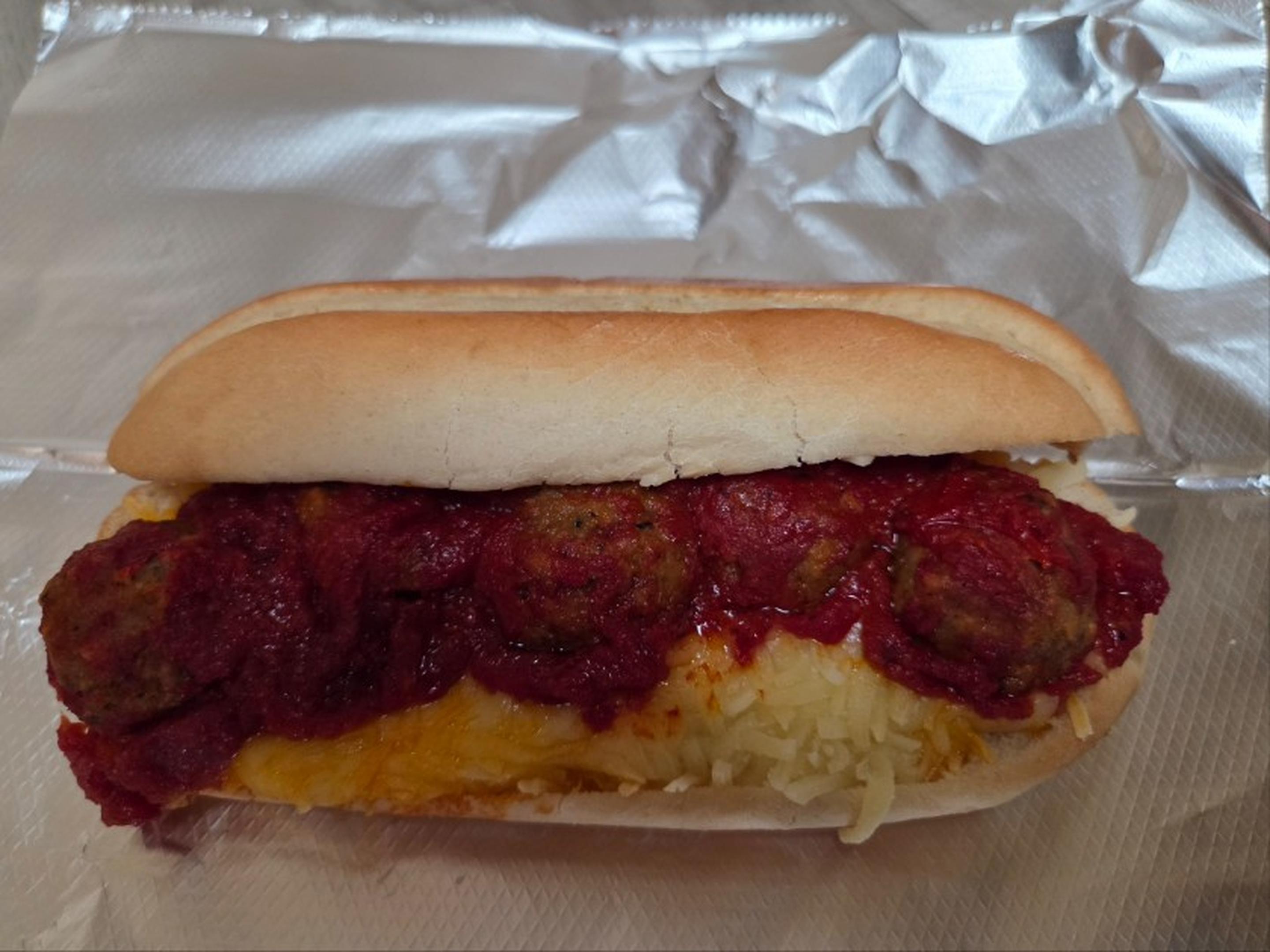 Meat ball hoagies