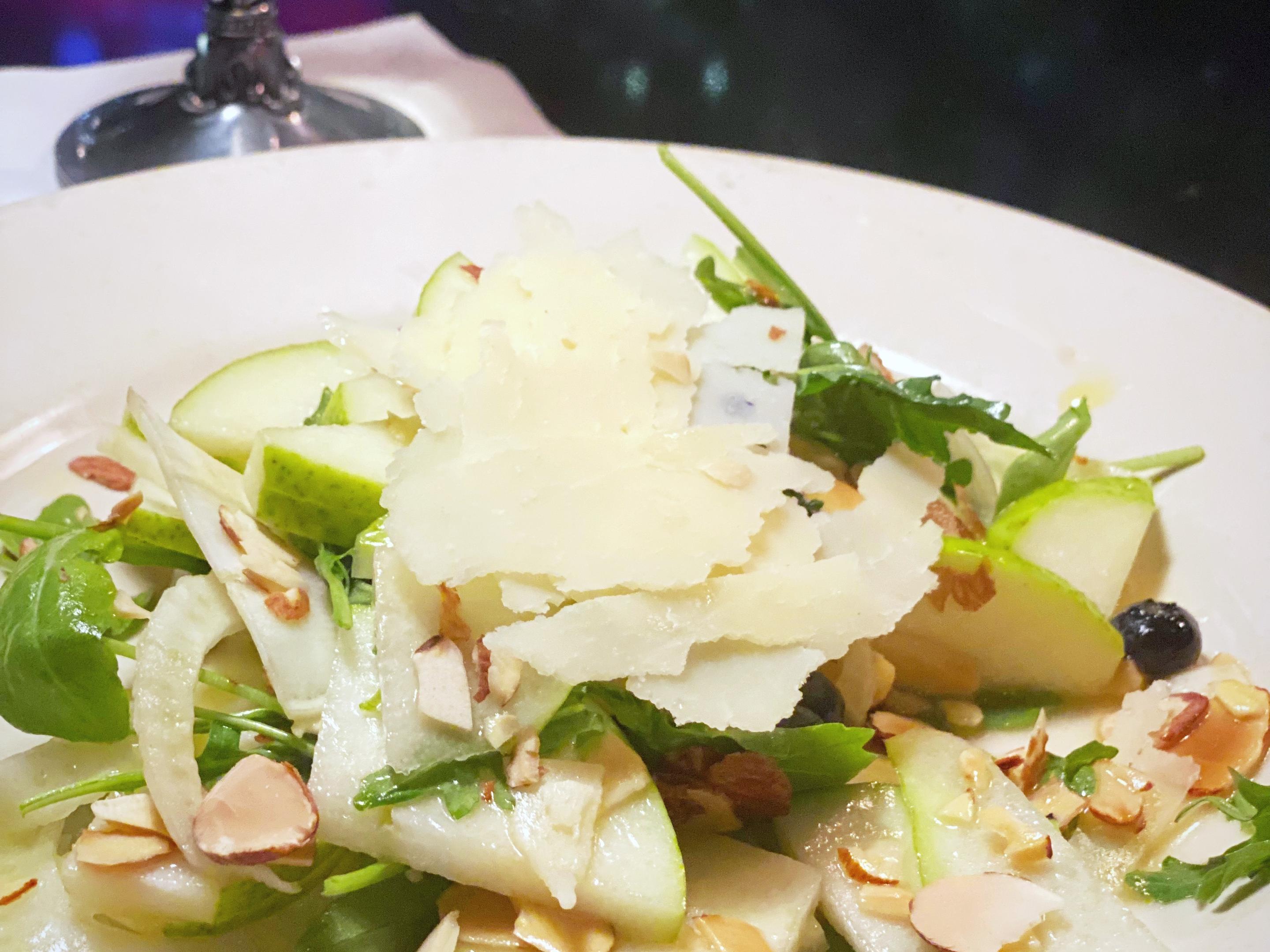 Bartlett Pear, Blueberry, Fennel and Roasted Almond Salad