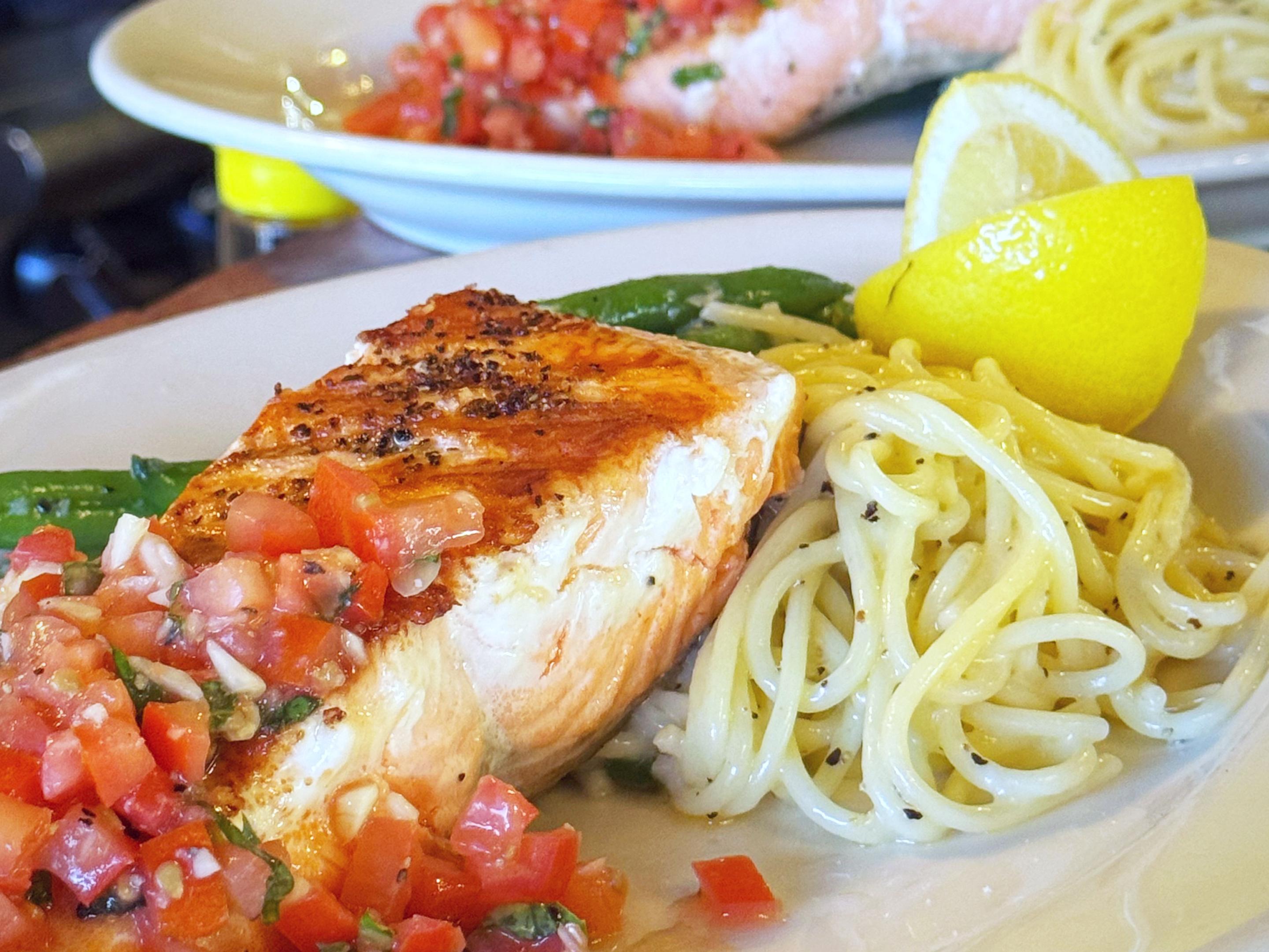 Fresh Salmon Saute