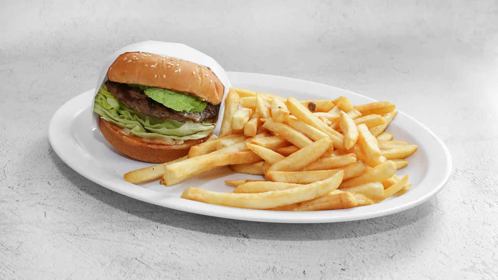 Avocado Burger Combo