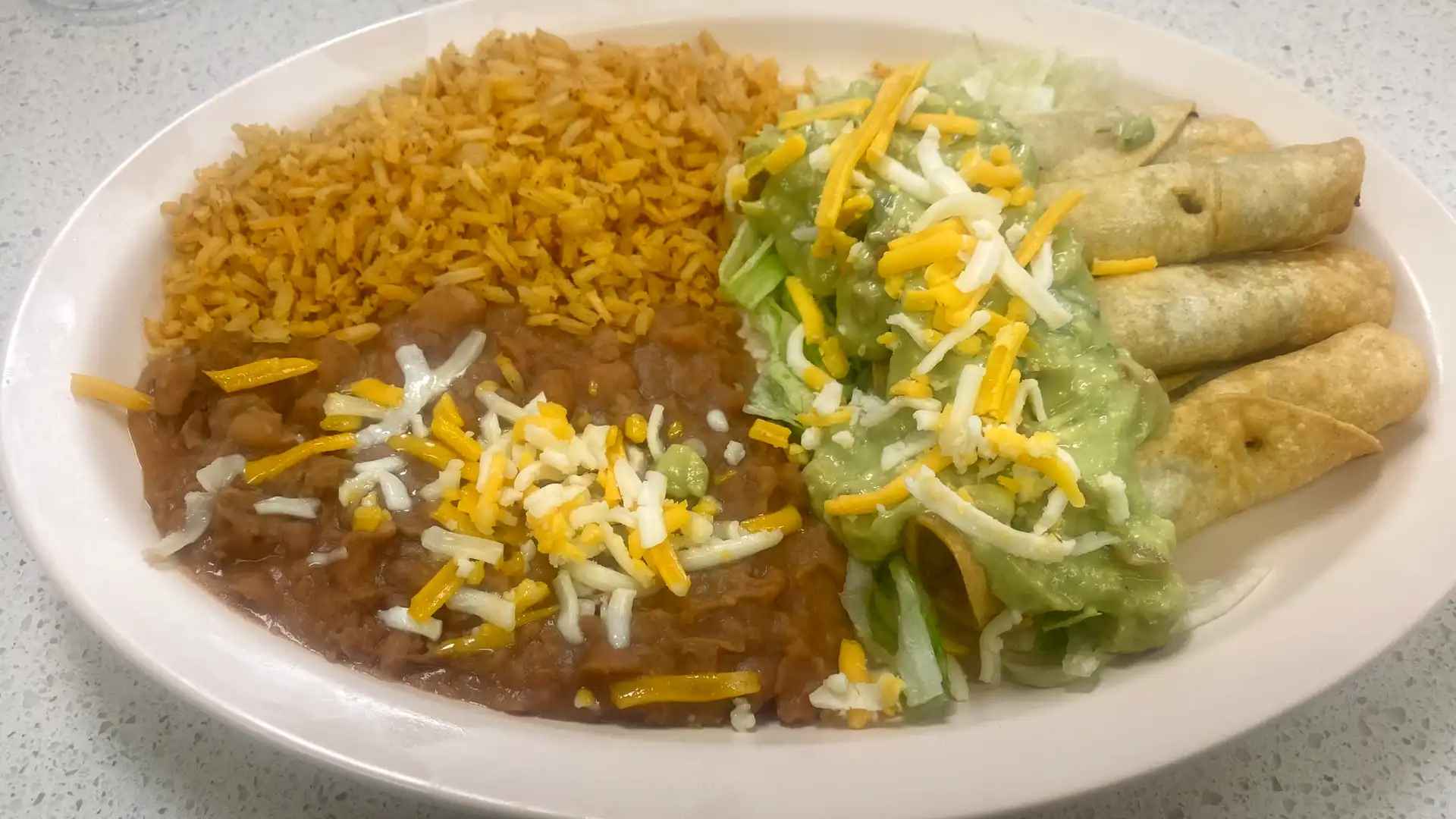 Taquitos Plate