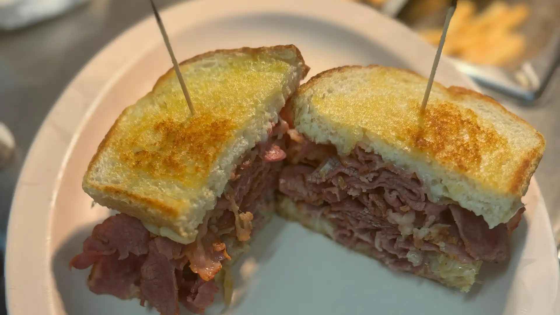 Pastrami Melt Sandwich