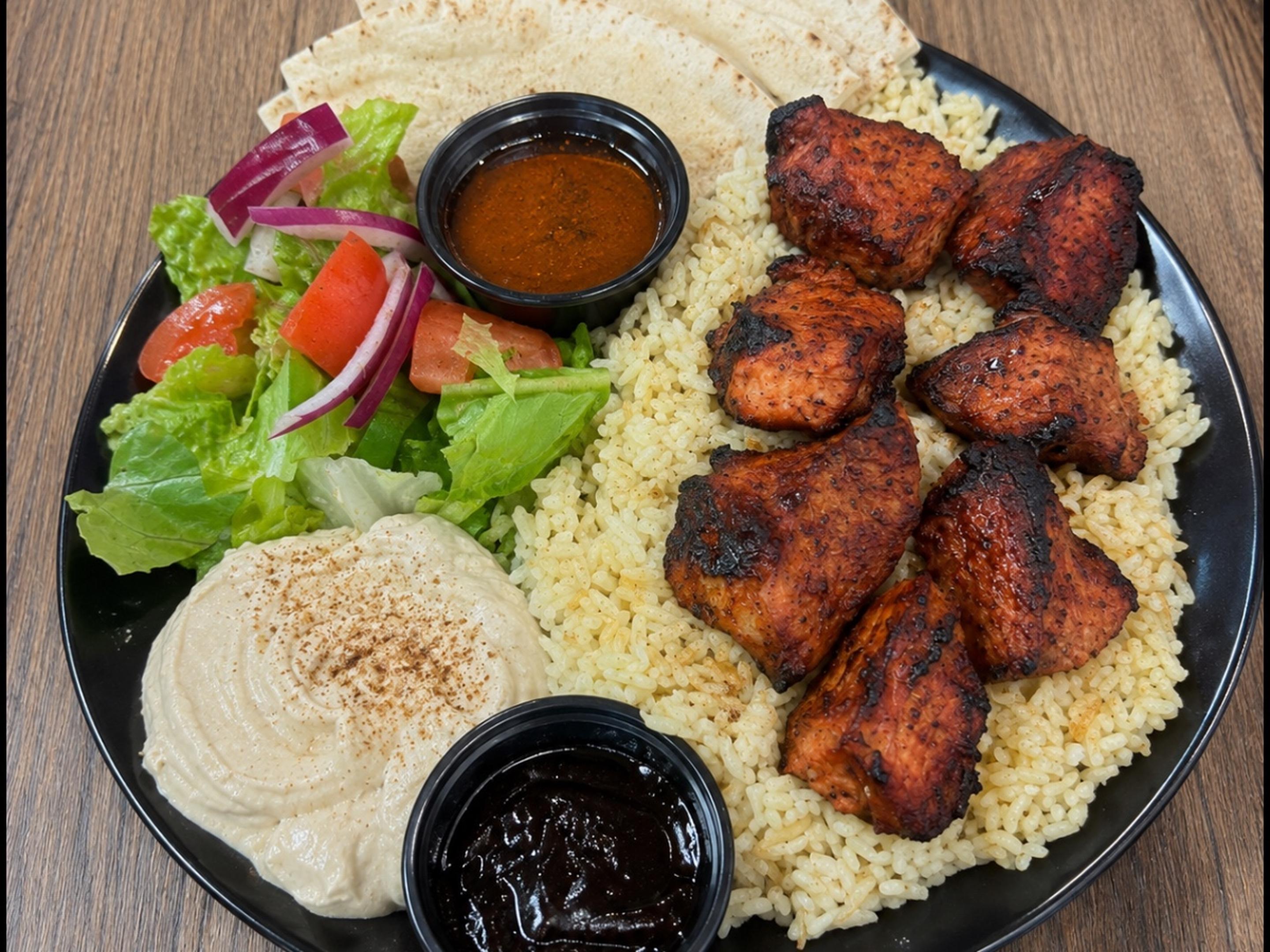 Pork Kebab Plate