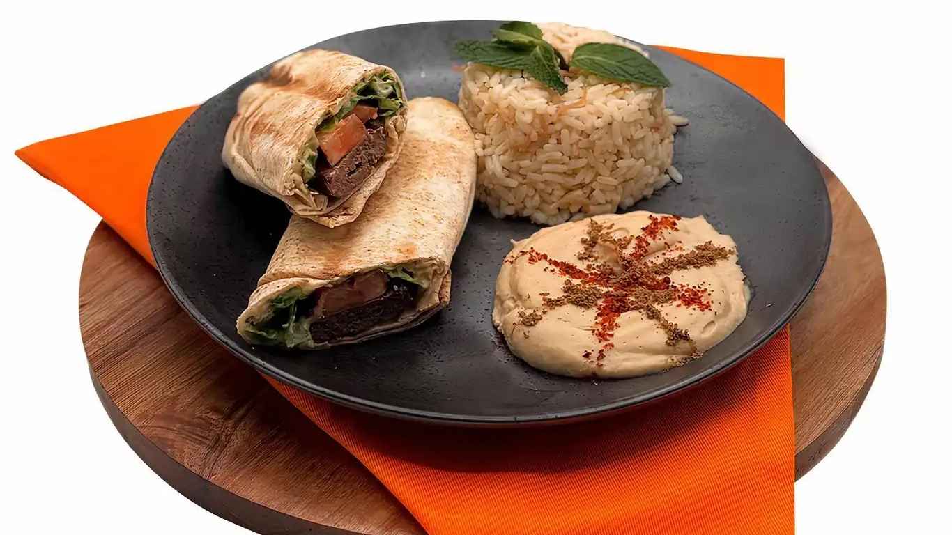 Beef Lule Kebab Wrap