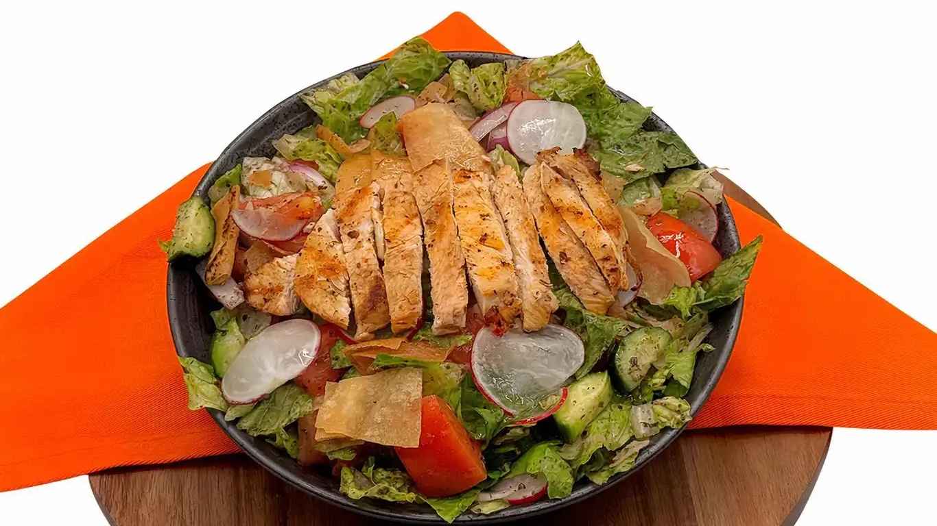 Fatoush with Chicken Salad