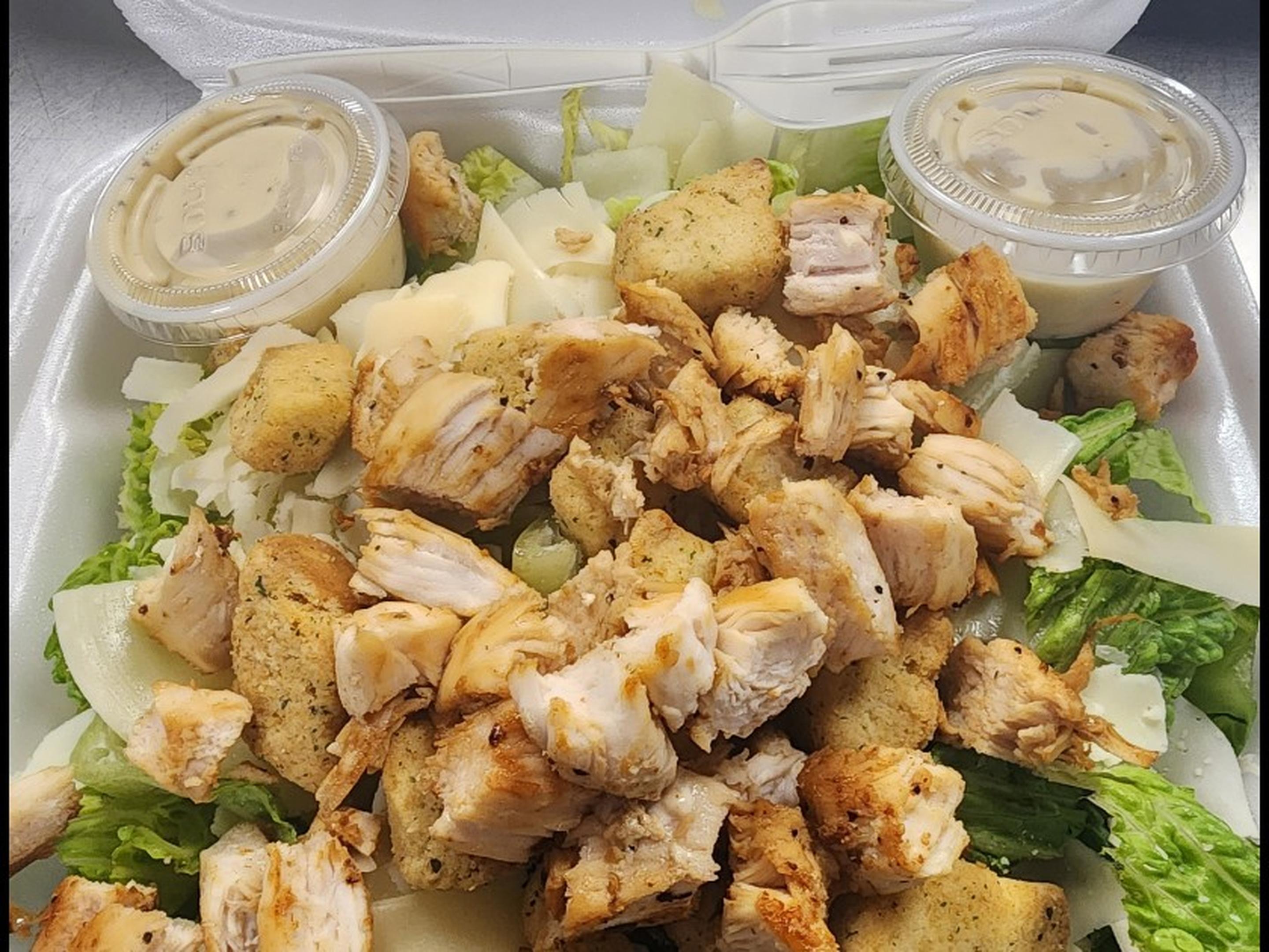 "NEW" Chicken Caesar Salad