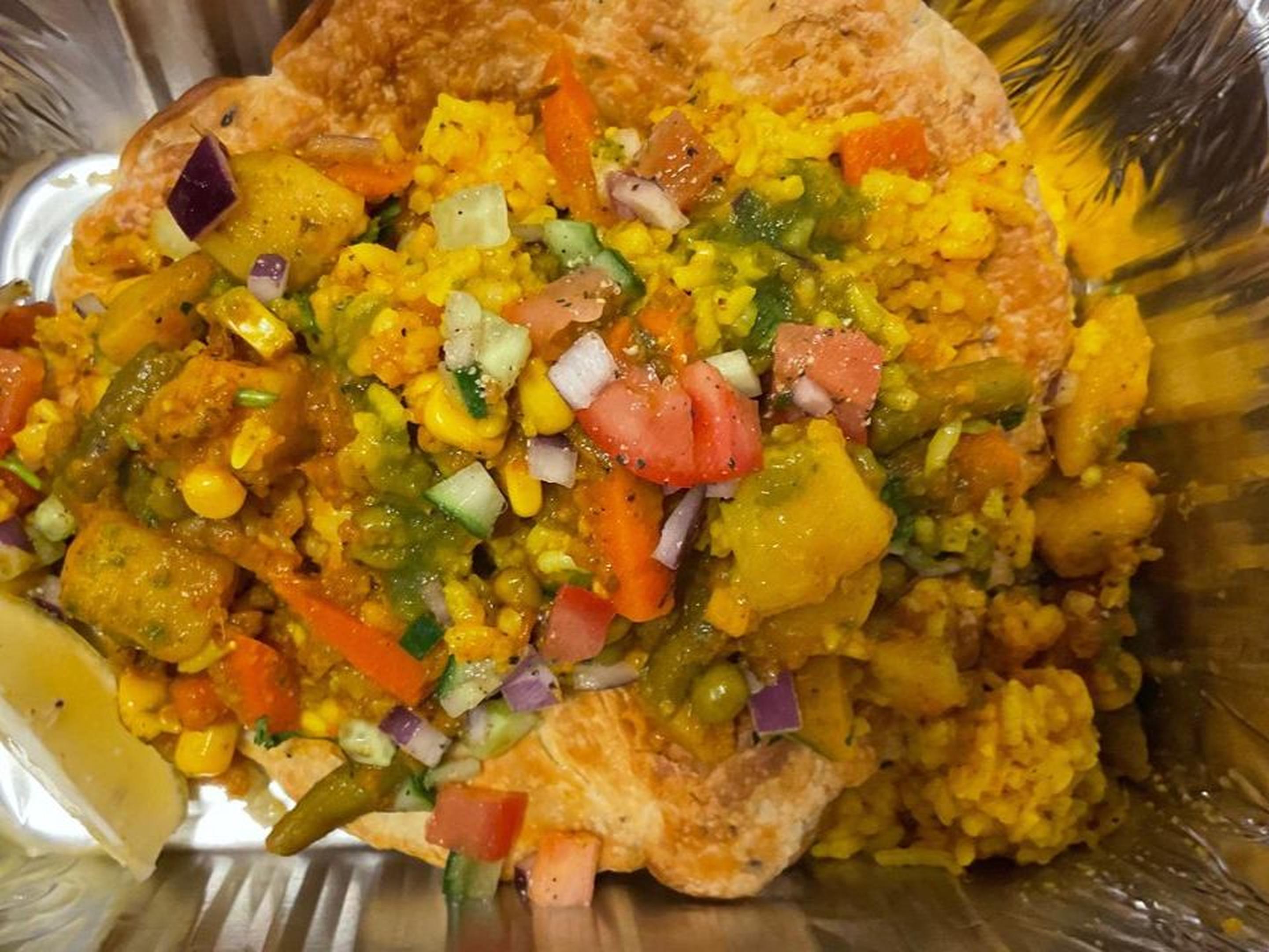 MIXED VEGETABLE CURRY ROLL-UP