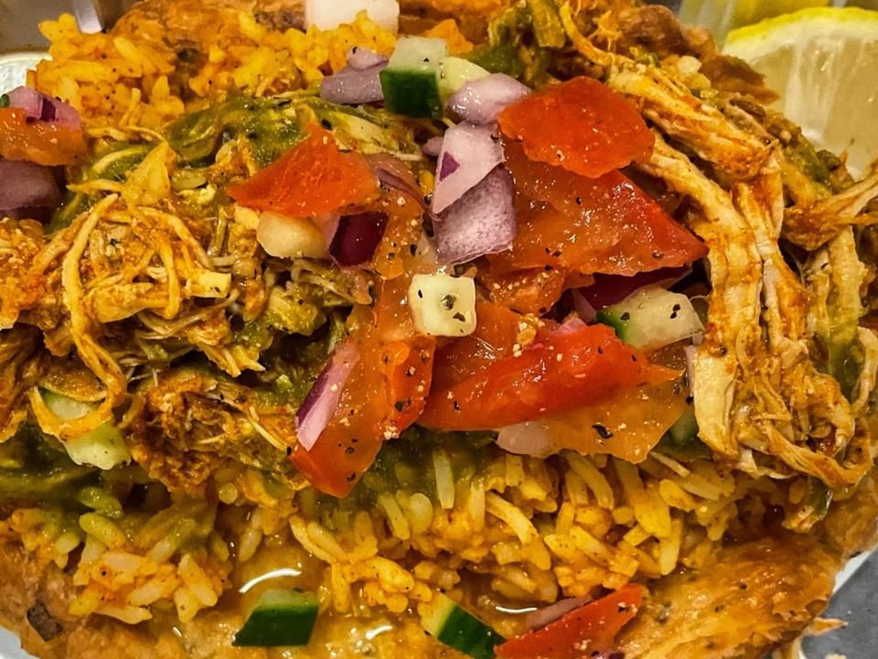 SHREDDED CHICKEN CURRY ROLL-UP