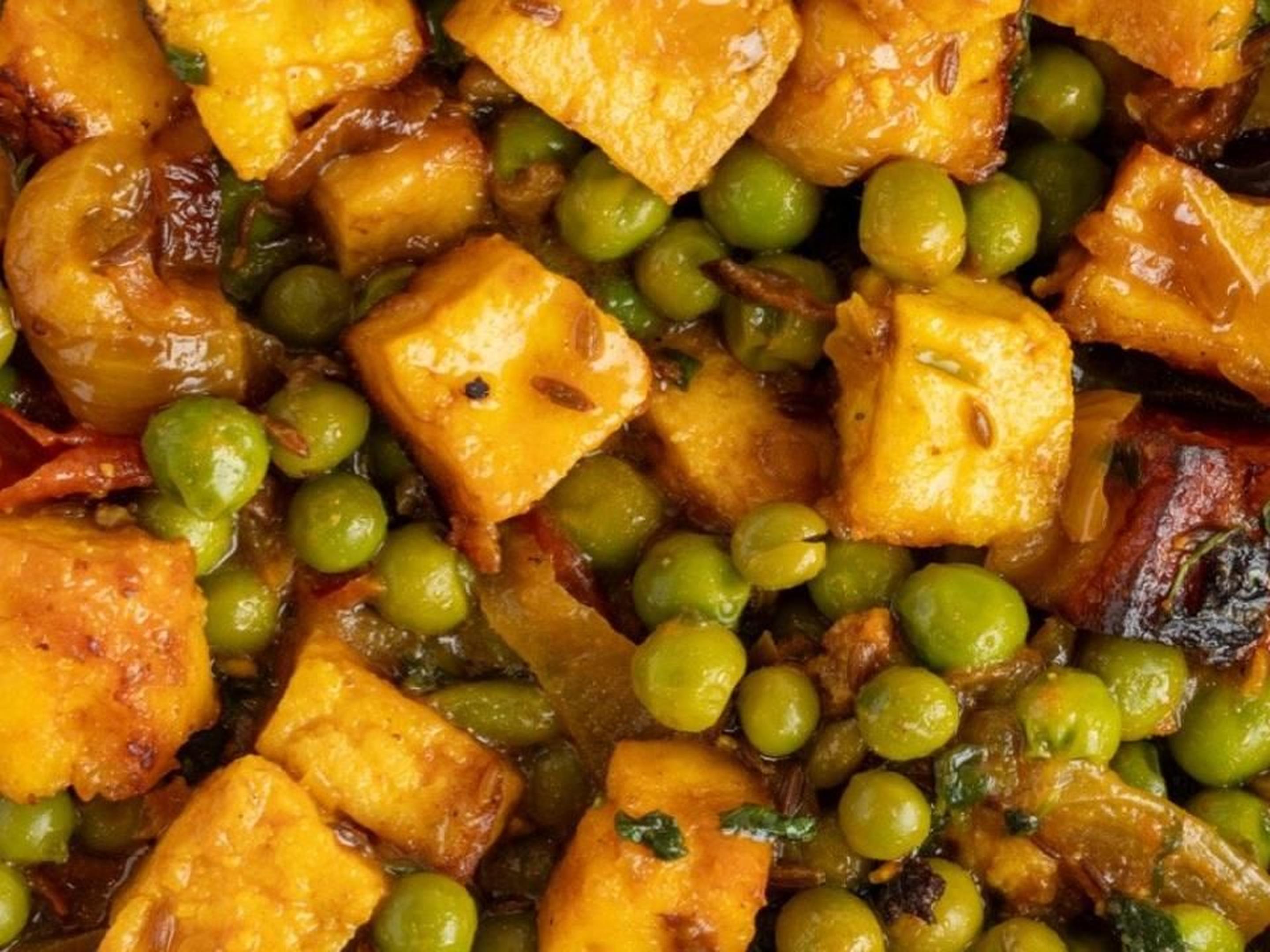 Tofu Matar Bowl