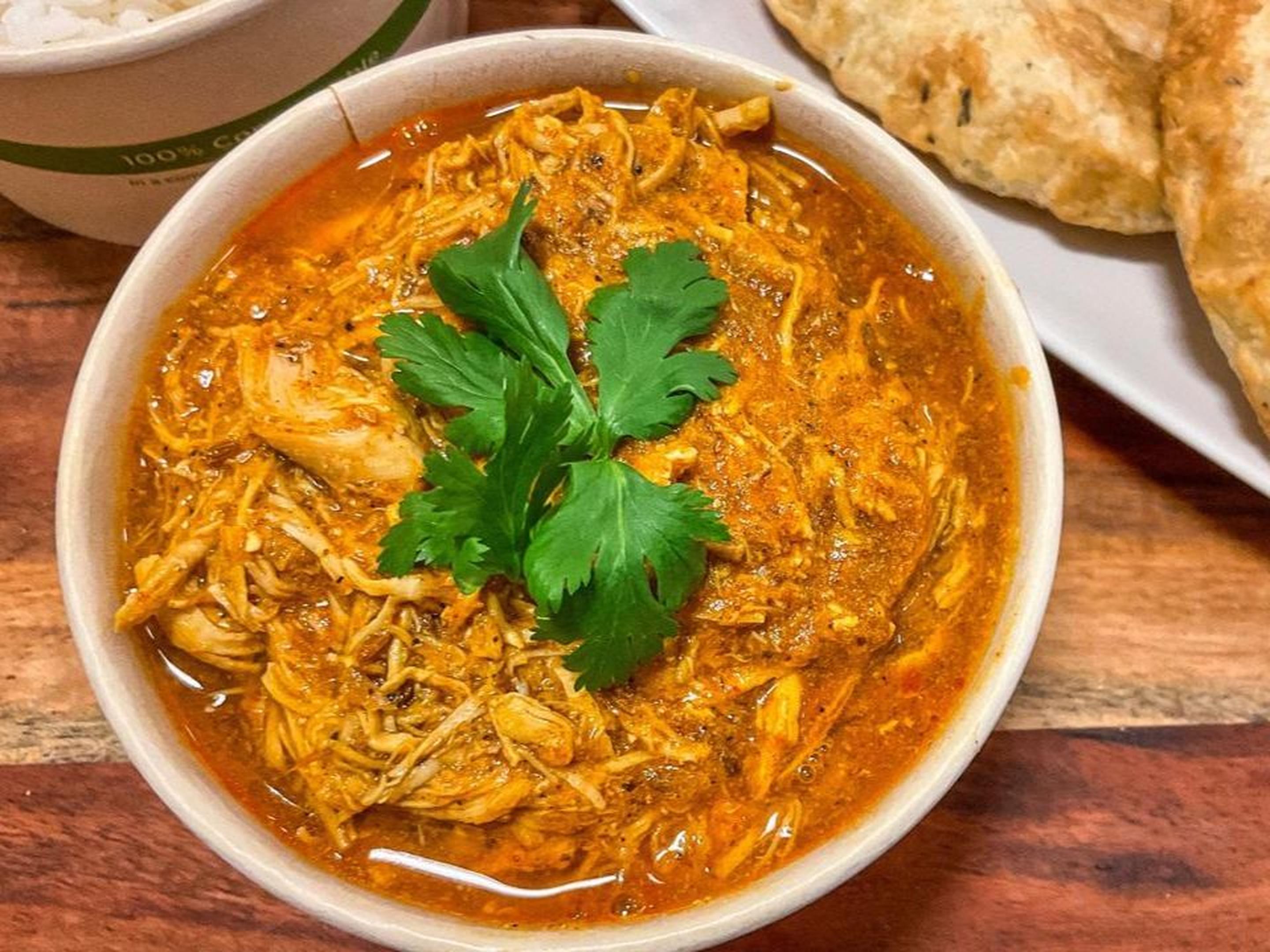 SHREDDED CHICKEN CURRY