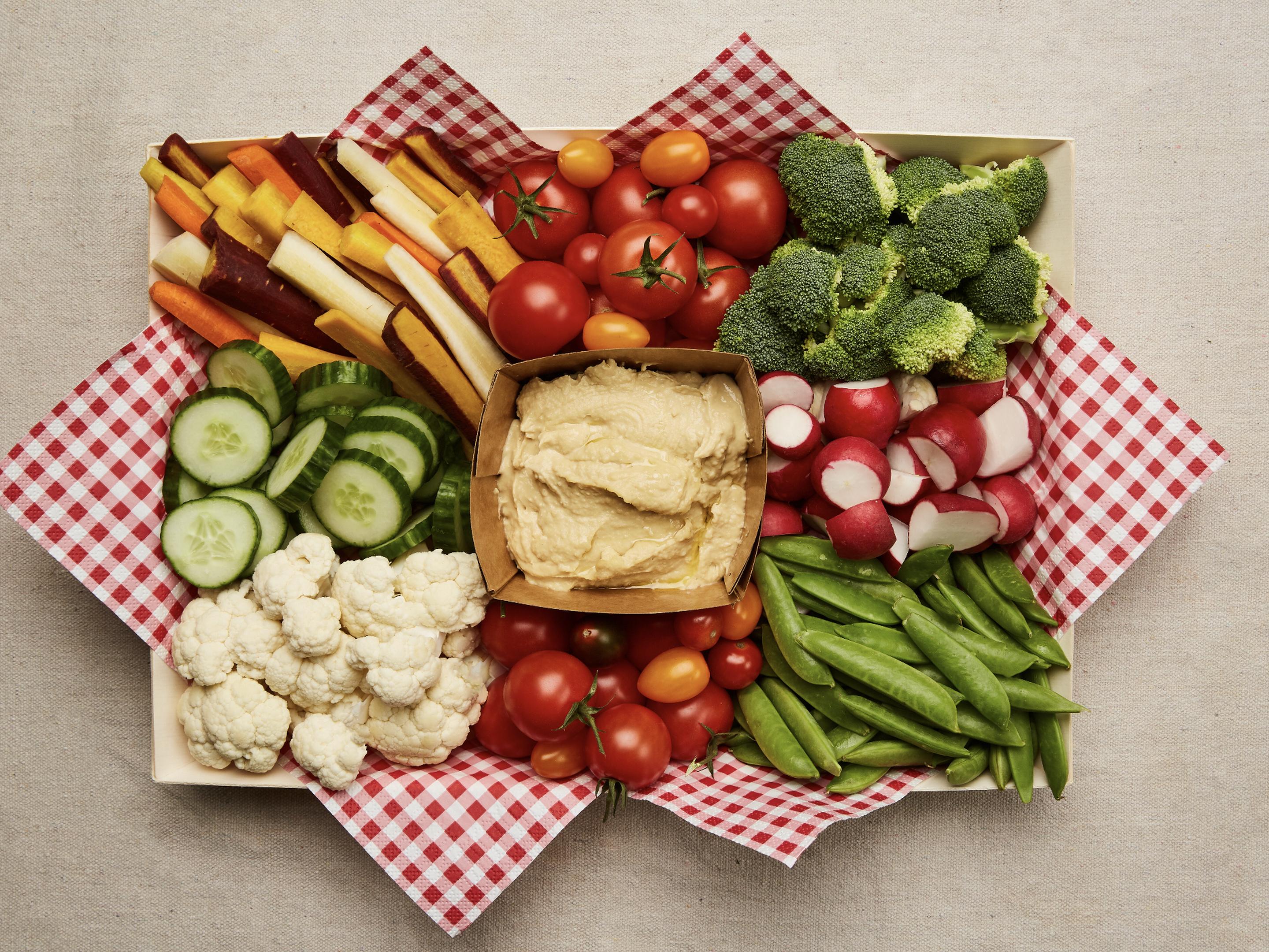 Crudite platter