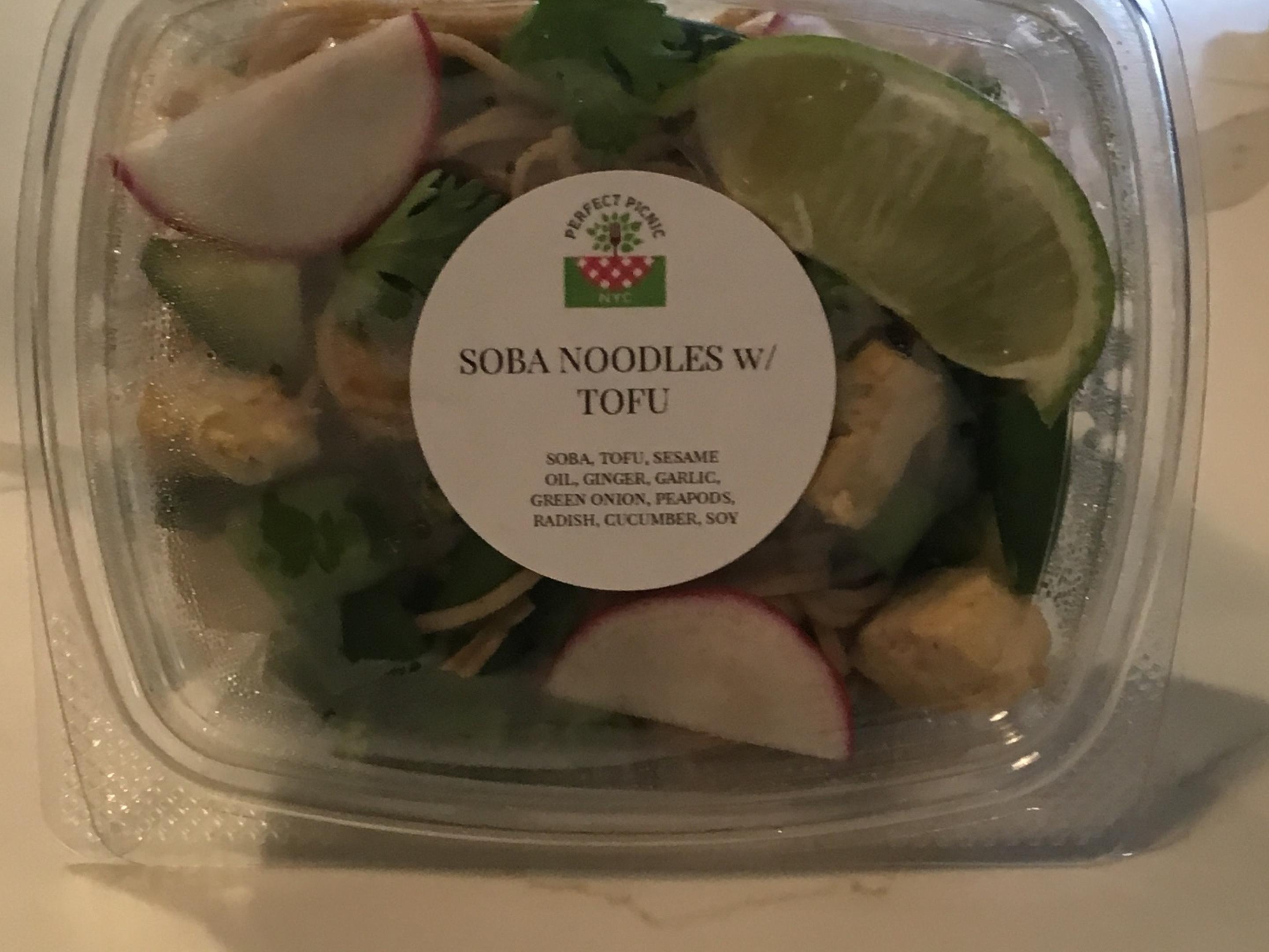 Soba noodle w tofu