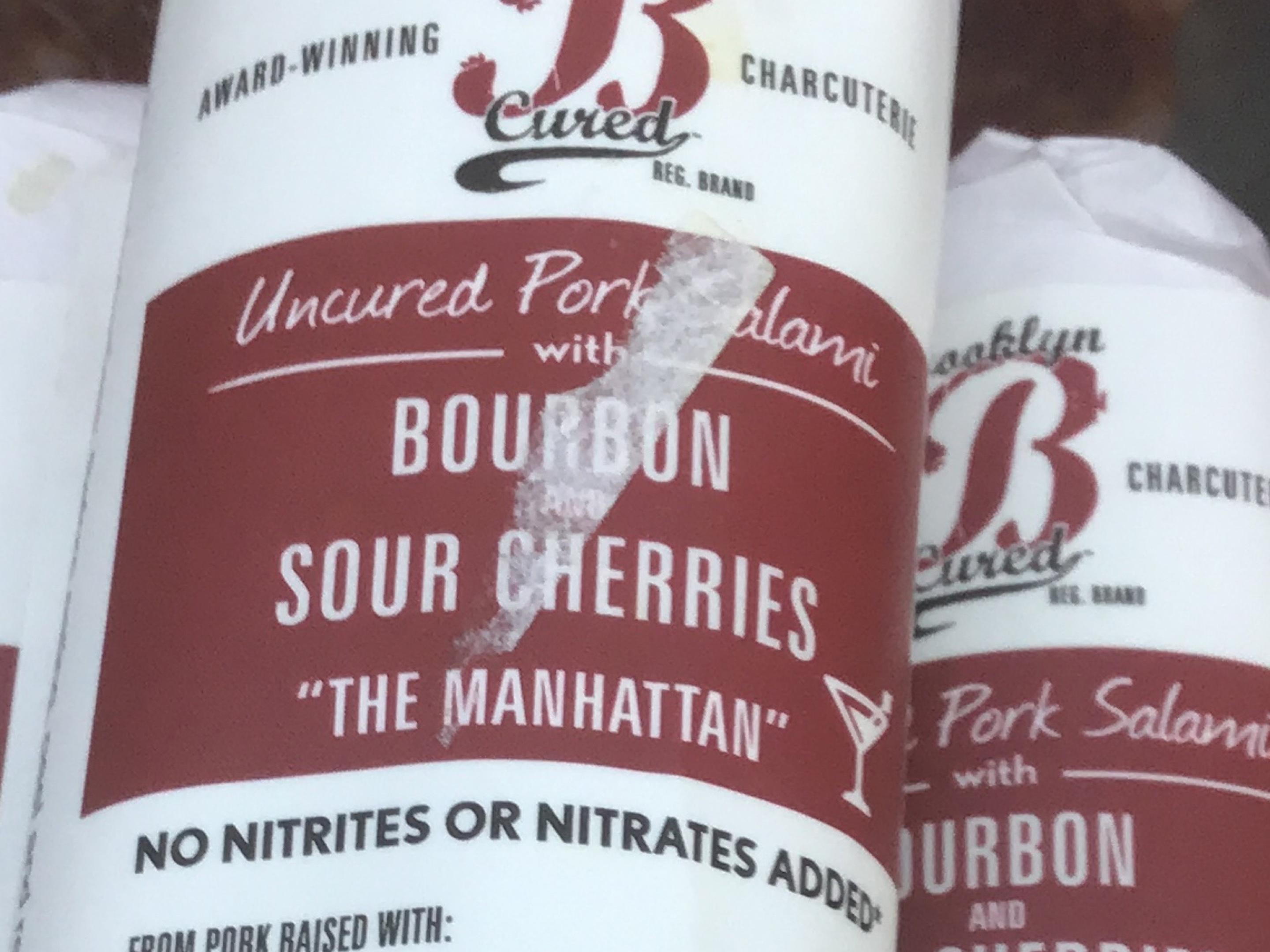 Bourbon pork Salami sour cherry