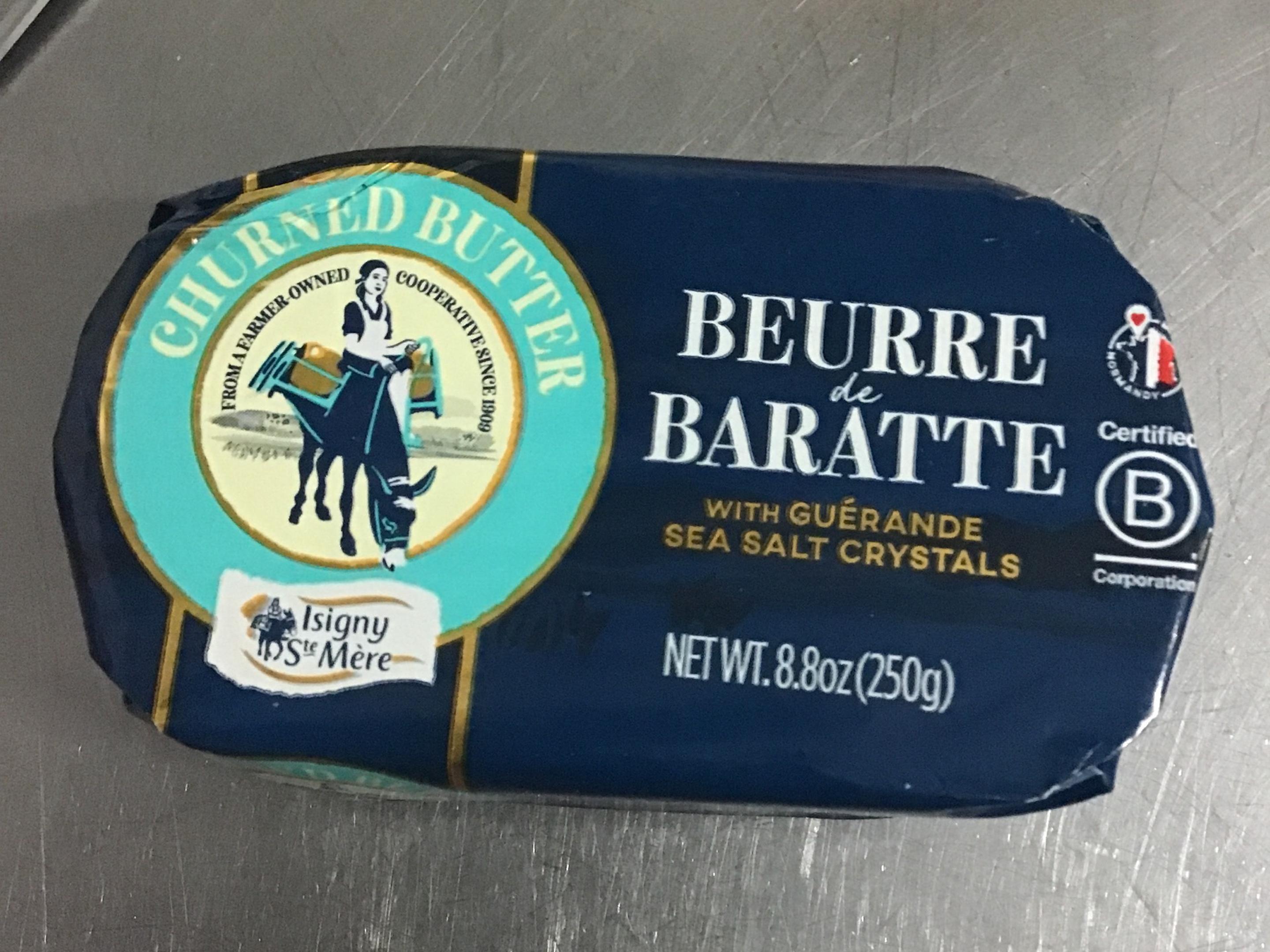 Blurred de Baratte butter