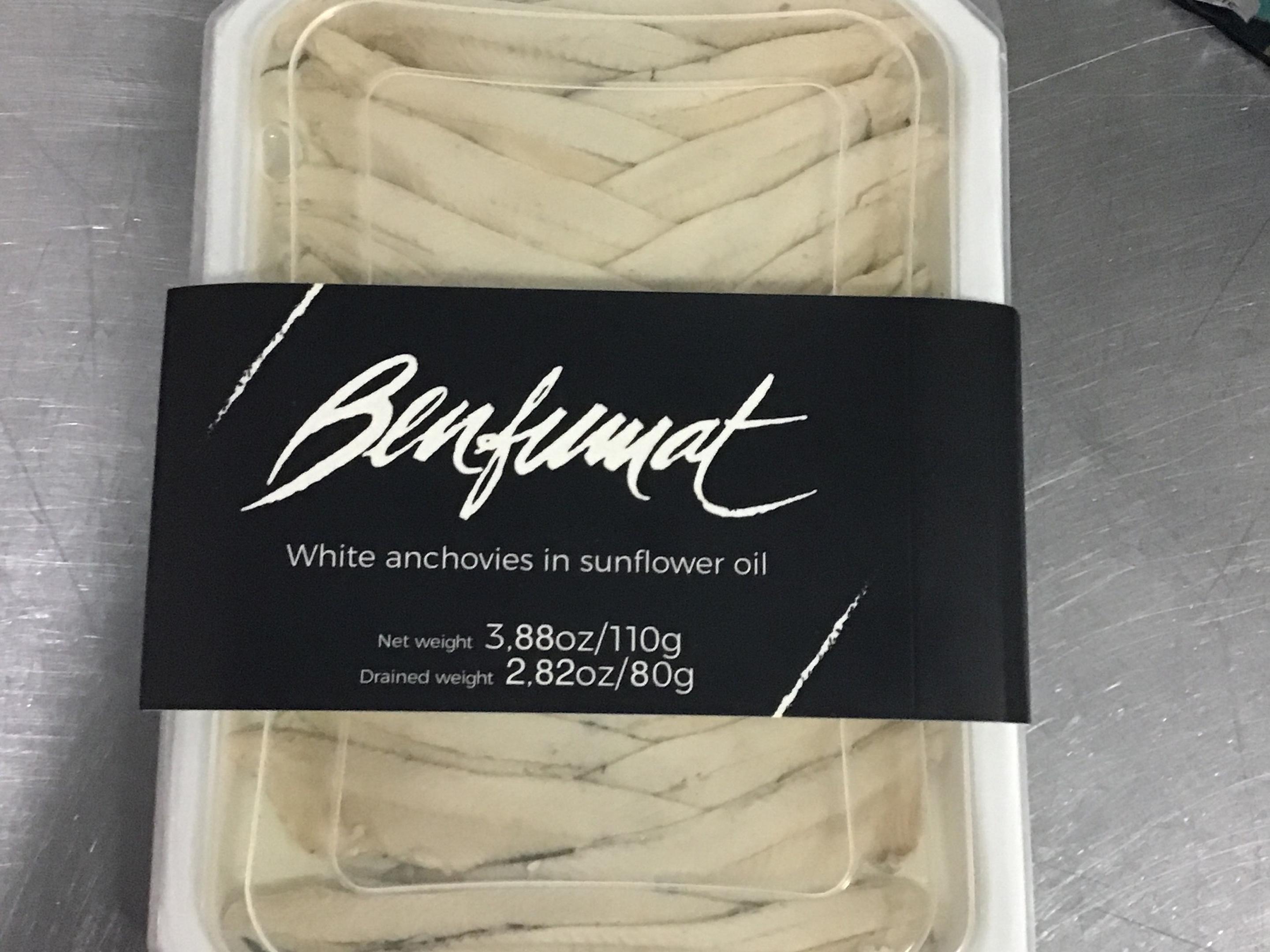 Benfumat anchovies in sun flower oil