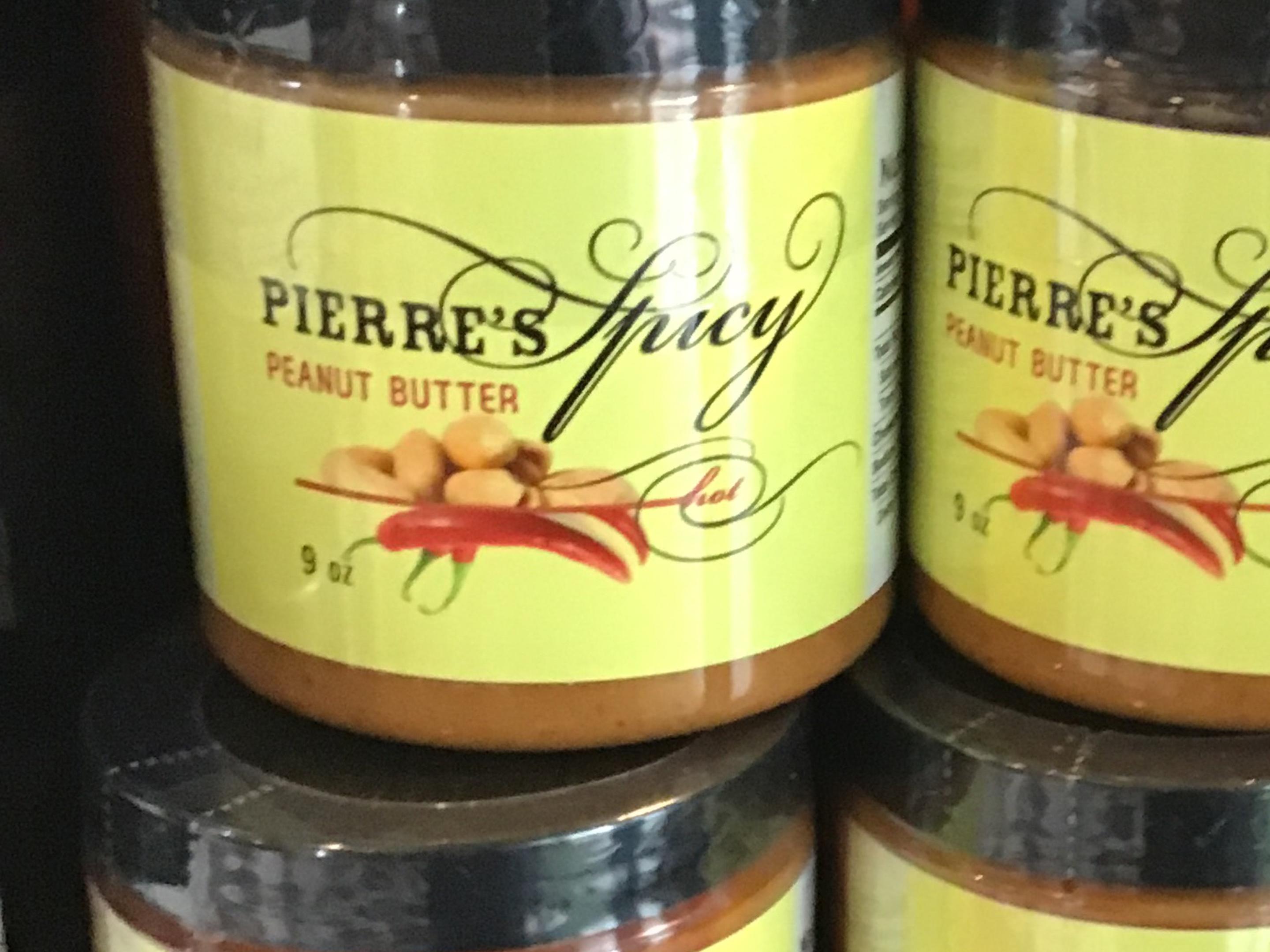 Pierre’s spicy peanut butter