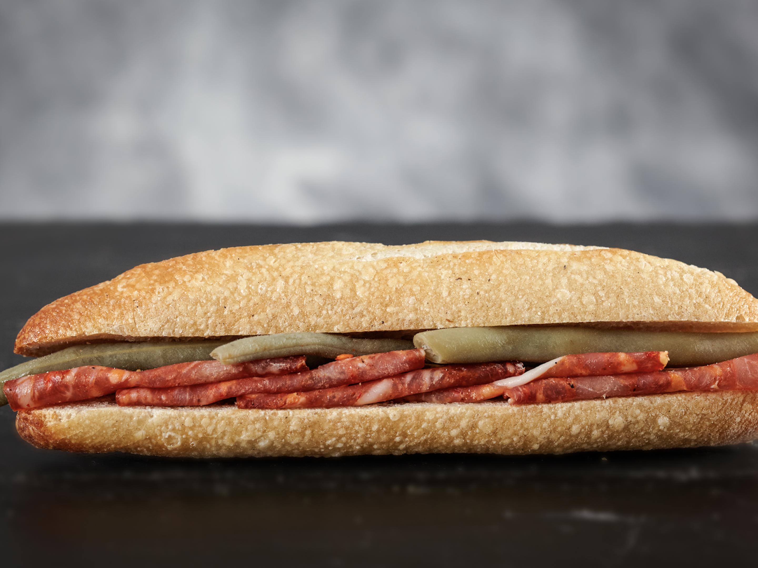 Hot Soppressata with Dilly Bean